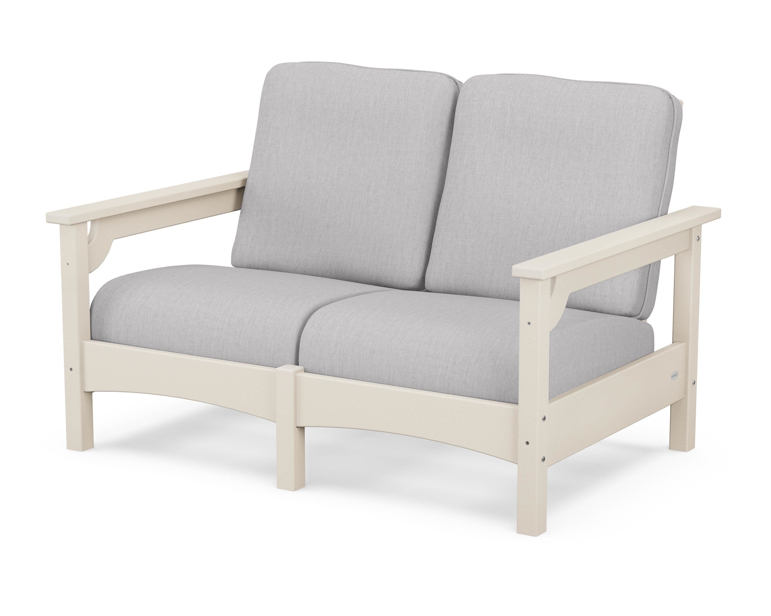 Club Loveseat in Sand / Granite