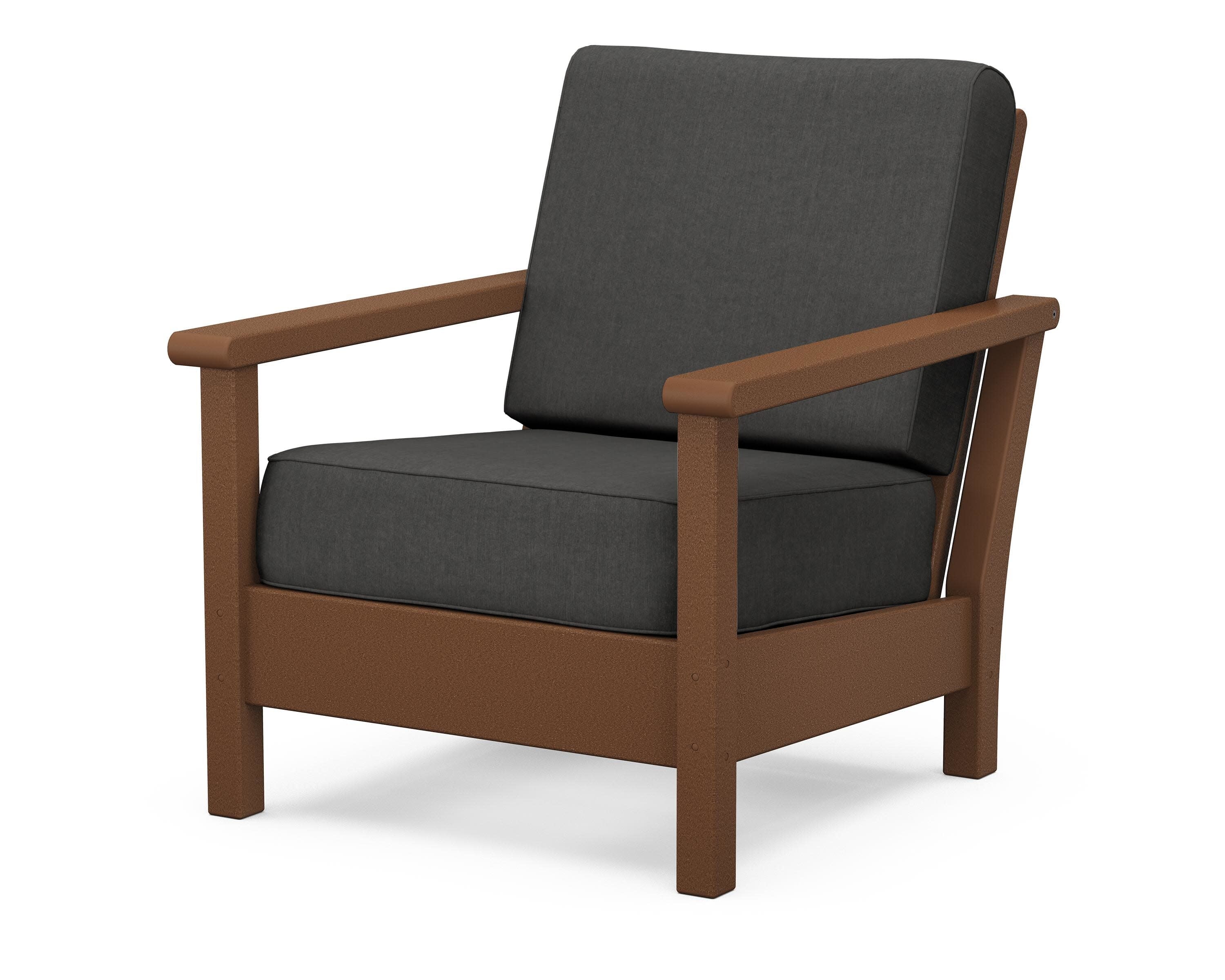 Harbour Deep Seating Chair in Teak / Spectrum Carbon