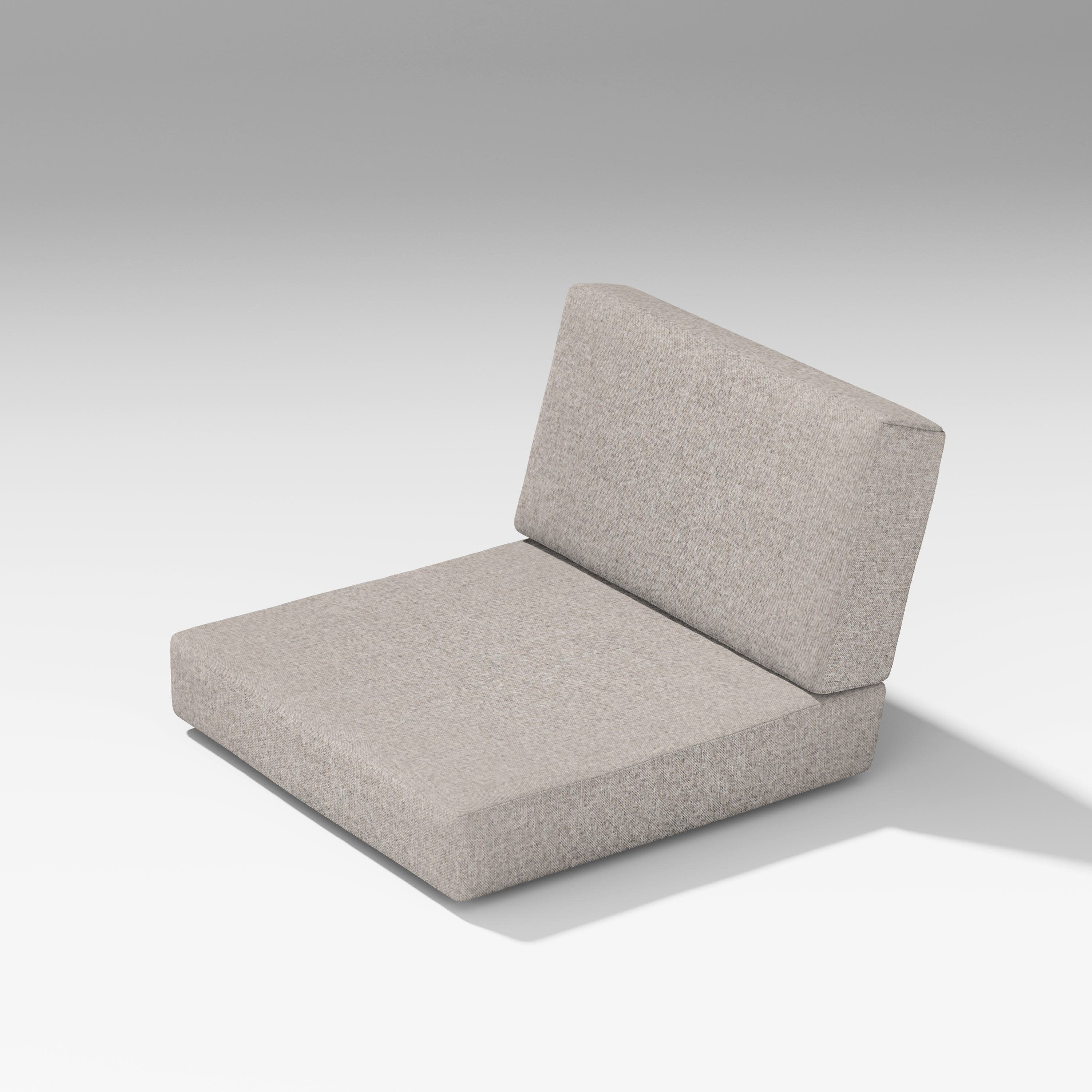 Latitude Modular Seat/Back Cushions in Weathered Tweed