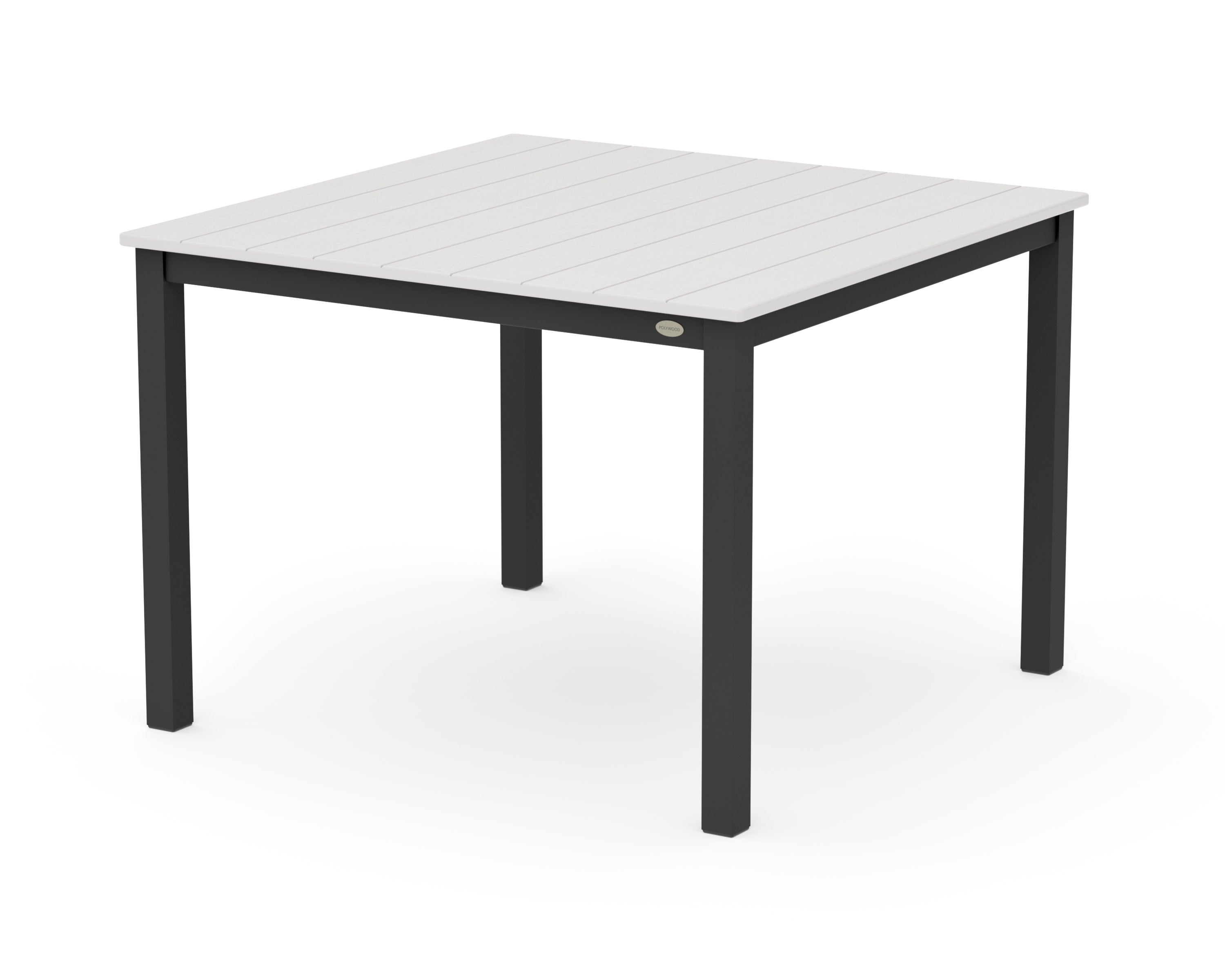 Main Street 42 x 42 Dining Table in Black / Vintage White