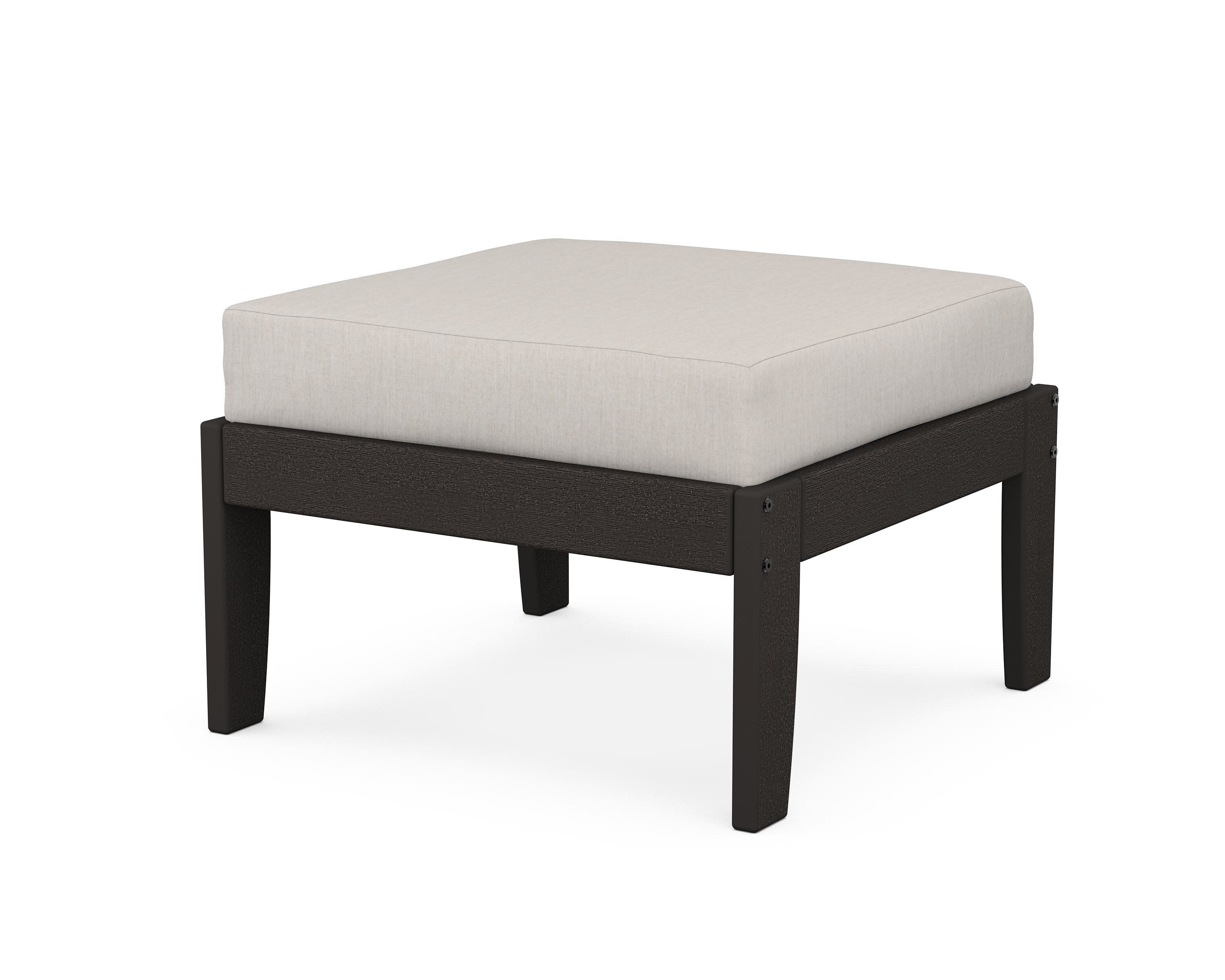 Modular Ottoman - Classic in Vintage Coffee / Cast Ash