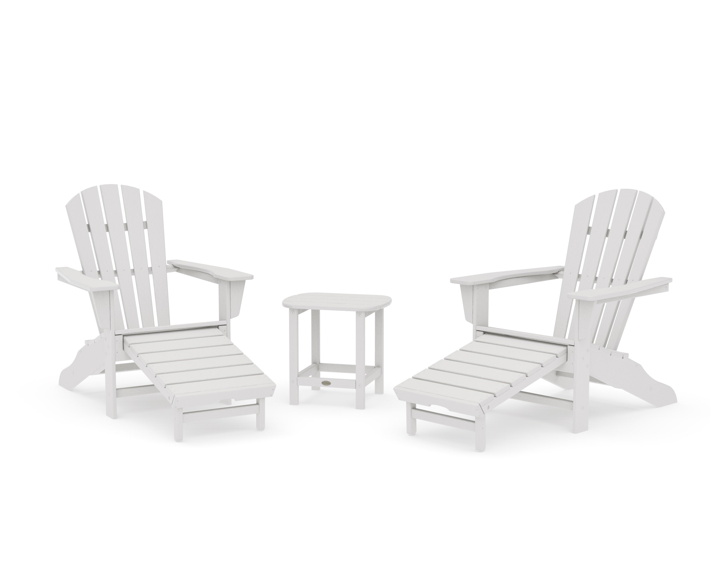 Palm Coast Ultimate Adirondack 3-Piece Set in Vintage White