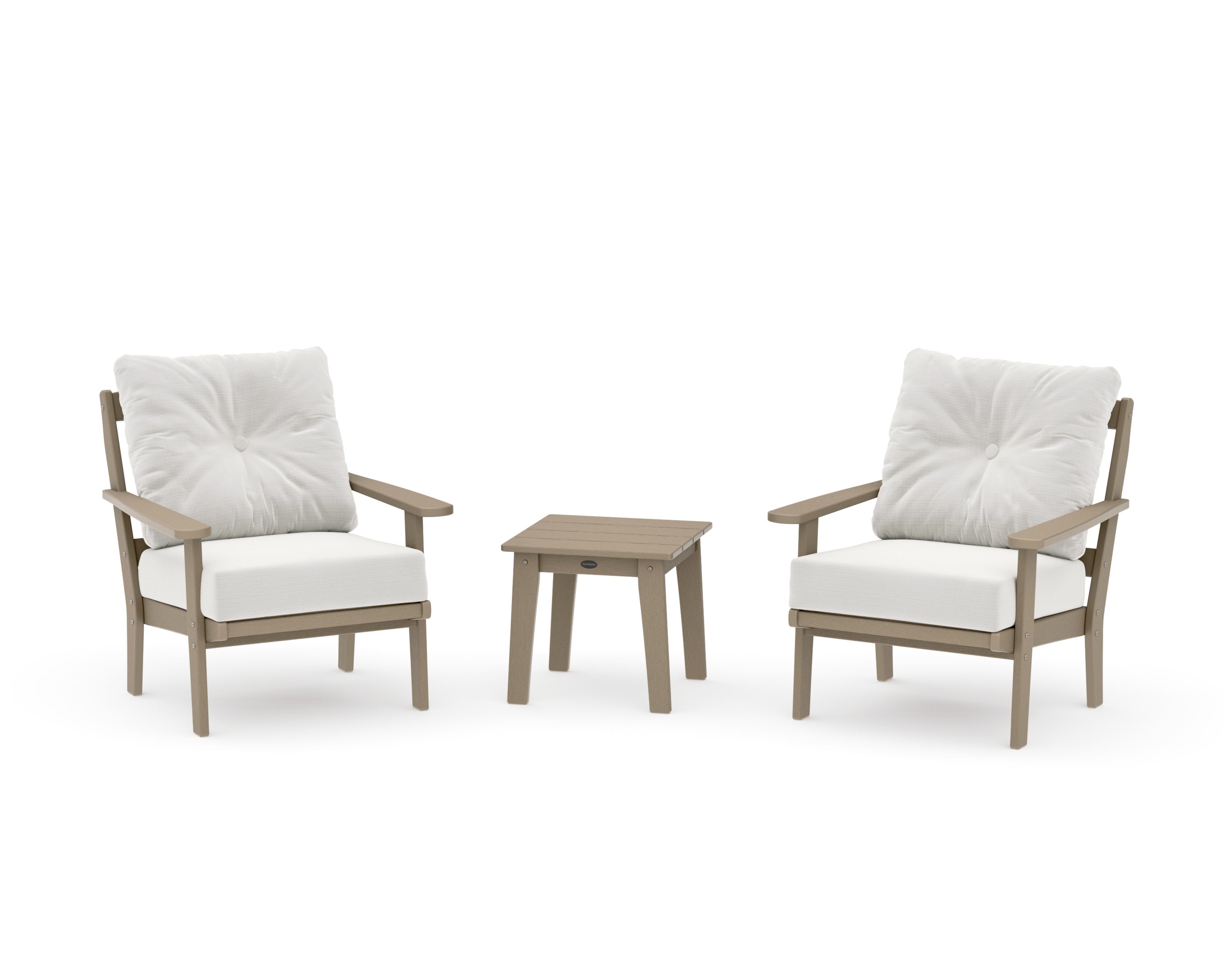Mission 3-Piece Deep Seating Set in Vintage Sahara / Natural Linen
