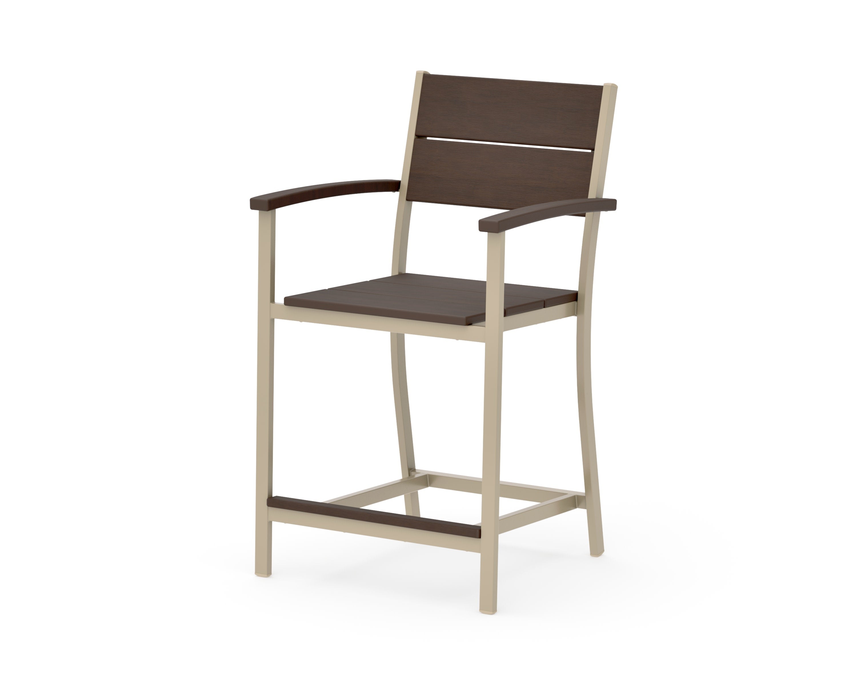 Main Street Counter Arm Chair in Sand / Kona