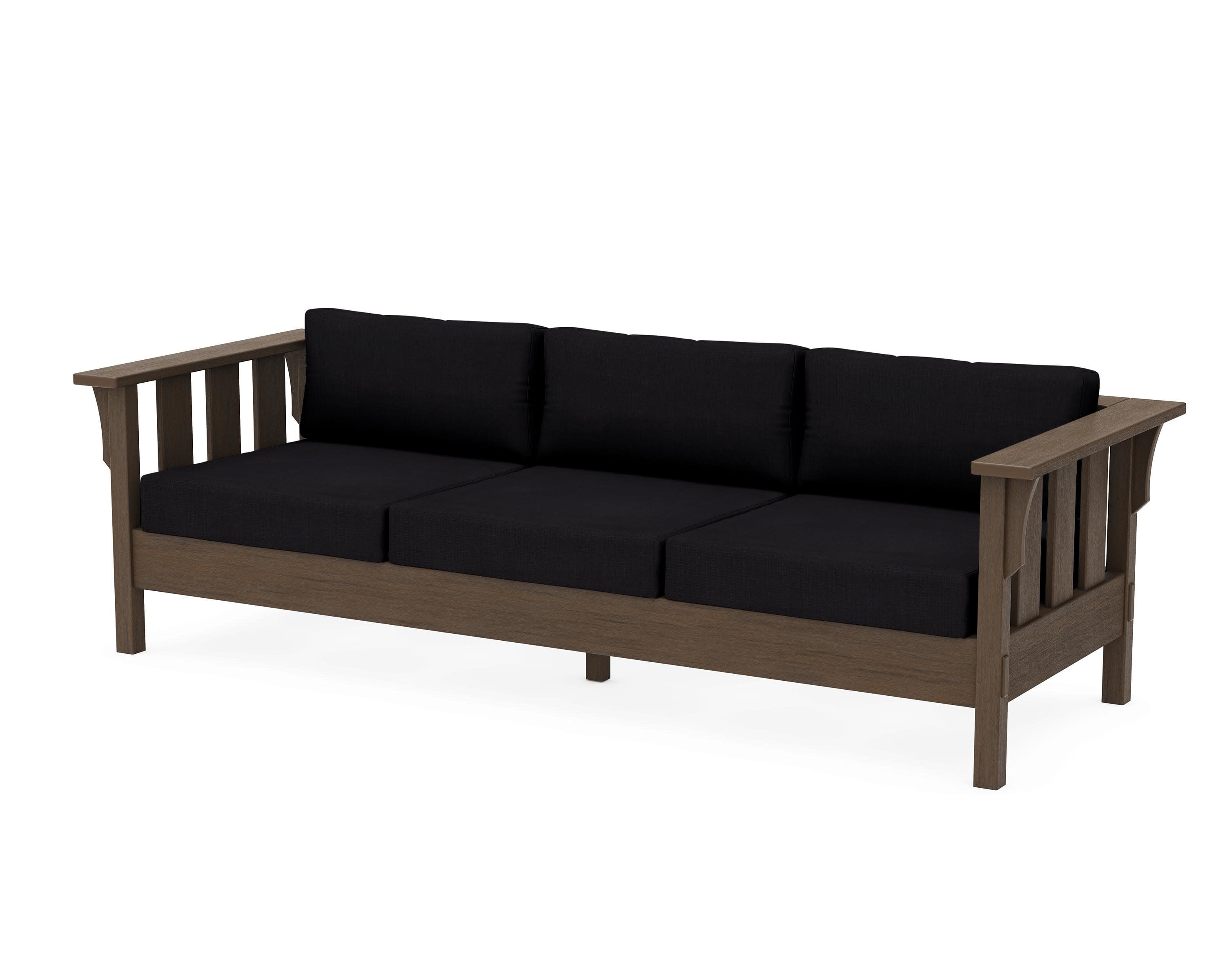 Acadia Deep Seating Sofa in Kona / Midnight Linen