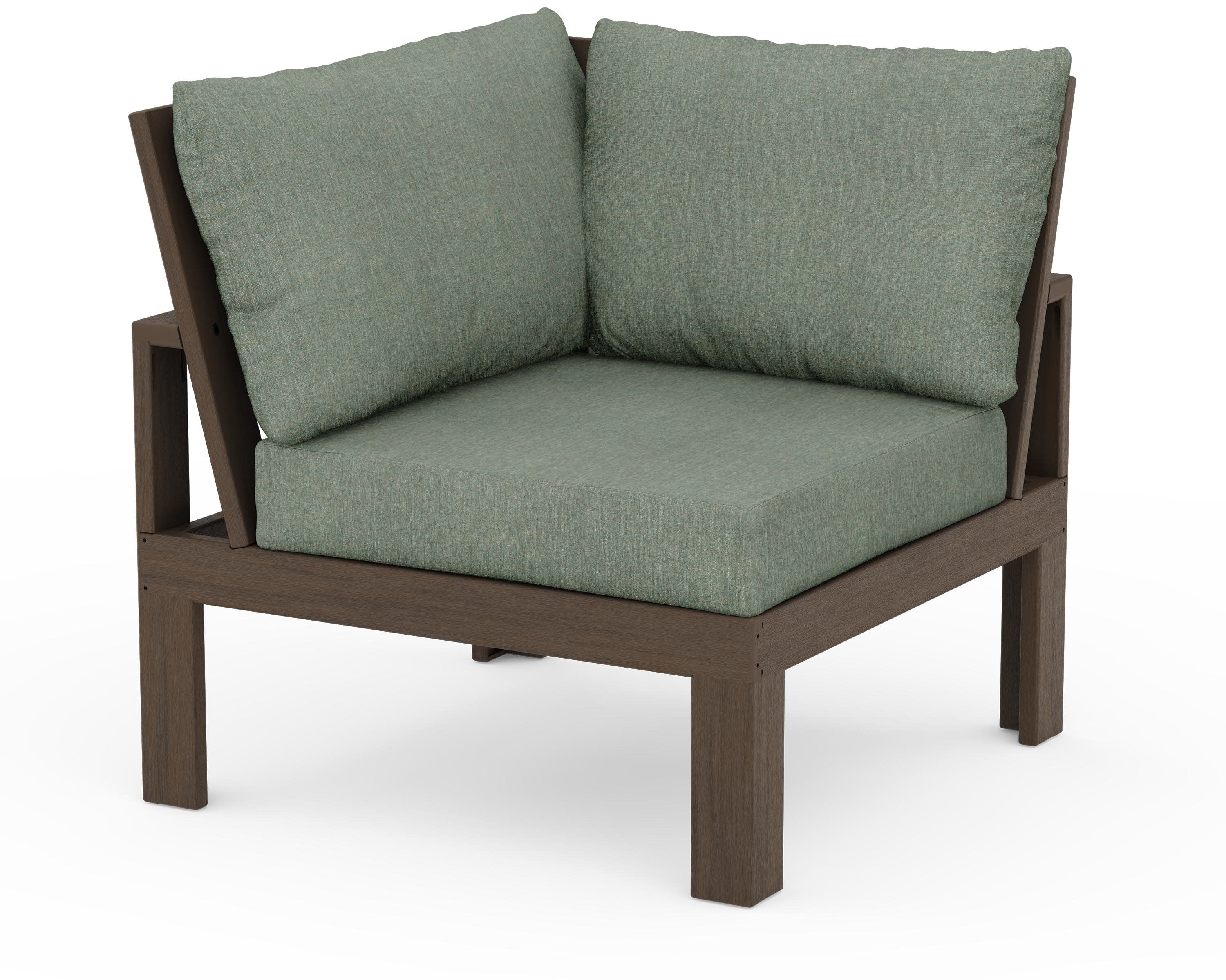 Modular Corner Chair in Kona / Cast Sage