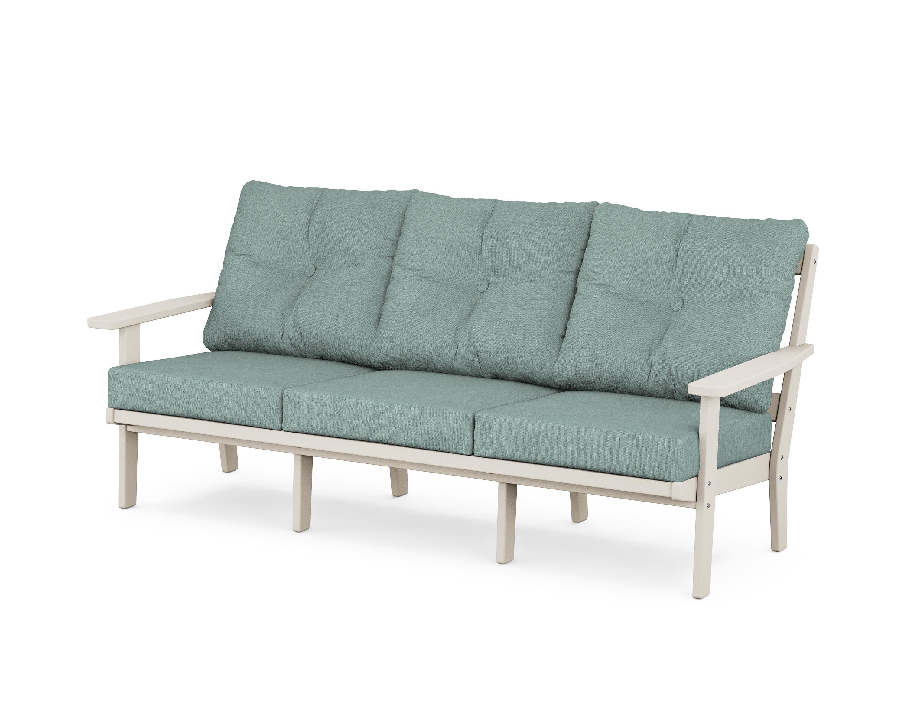 Oxford Deep Seating Sofa in Sand / Glacier Spa