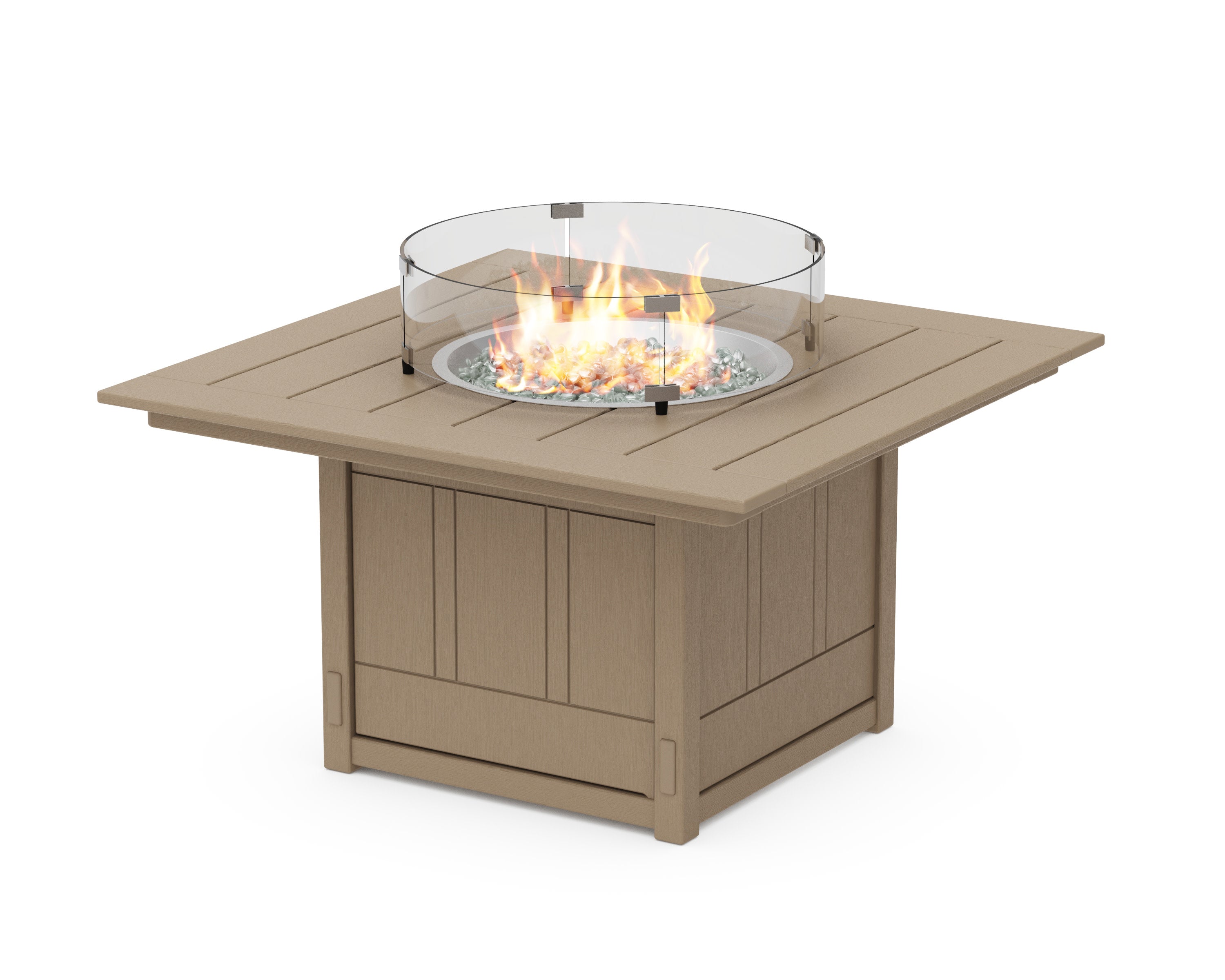 Acadia Square 42 Fire Pit Table in Vintage Sahara