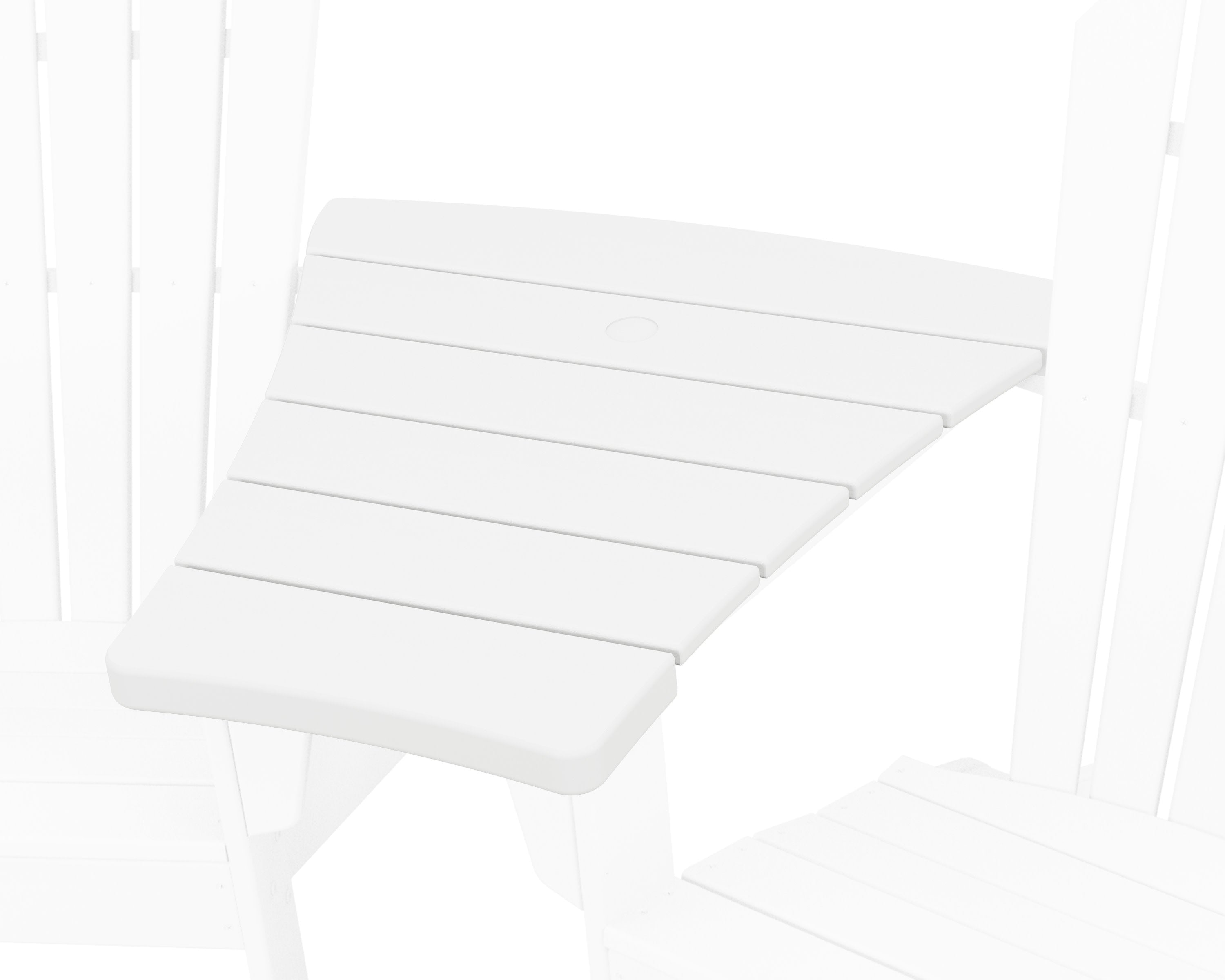Angled Adirondack Connecting Table in White
