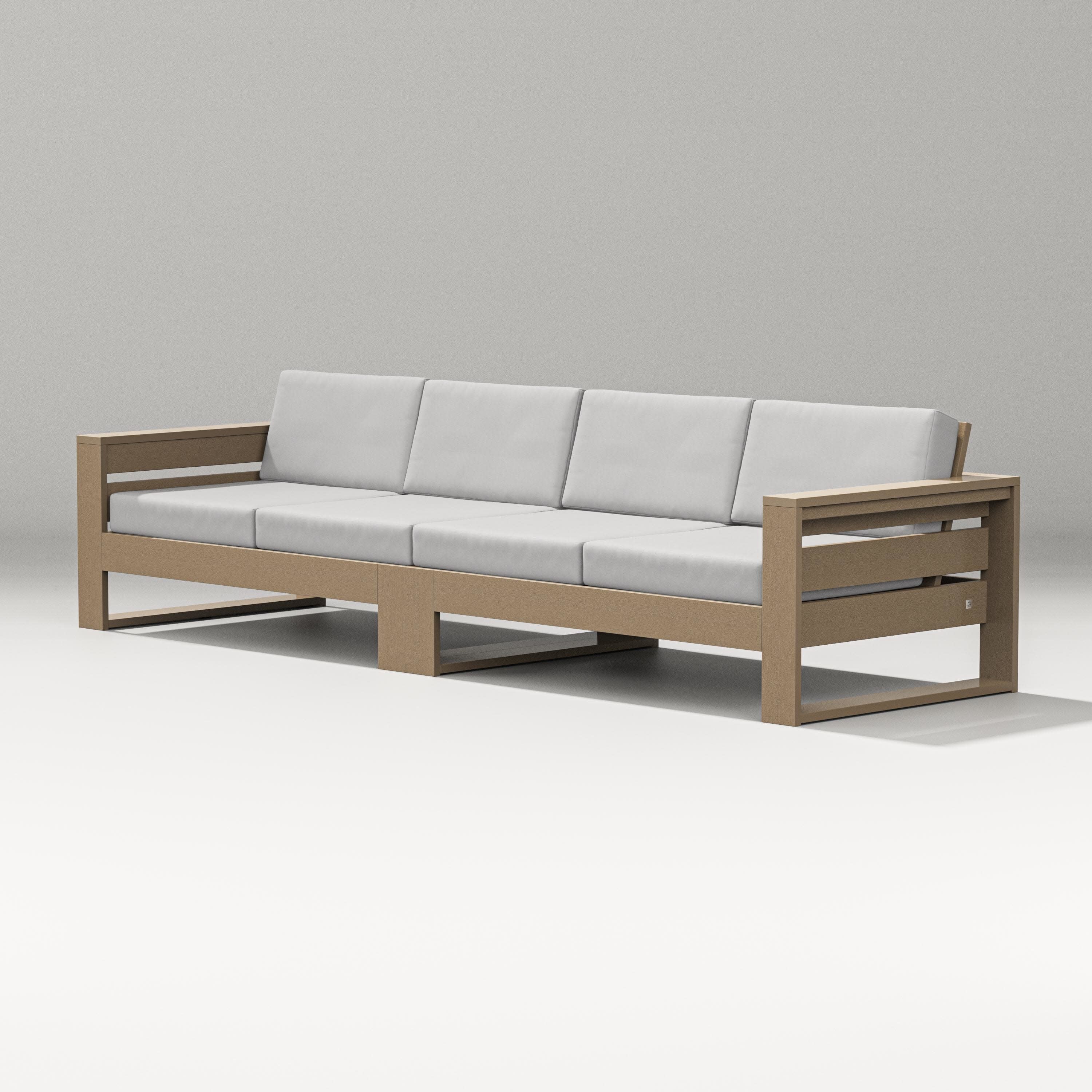 Latitude Straight Sectional in Vintage Sahara / Diamond in the Rough
