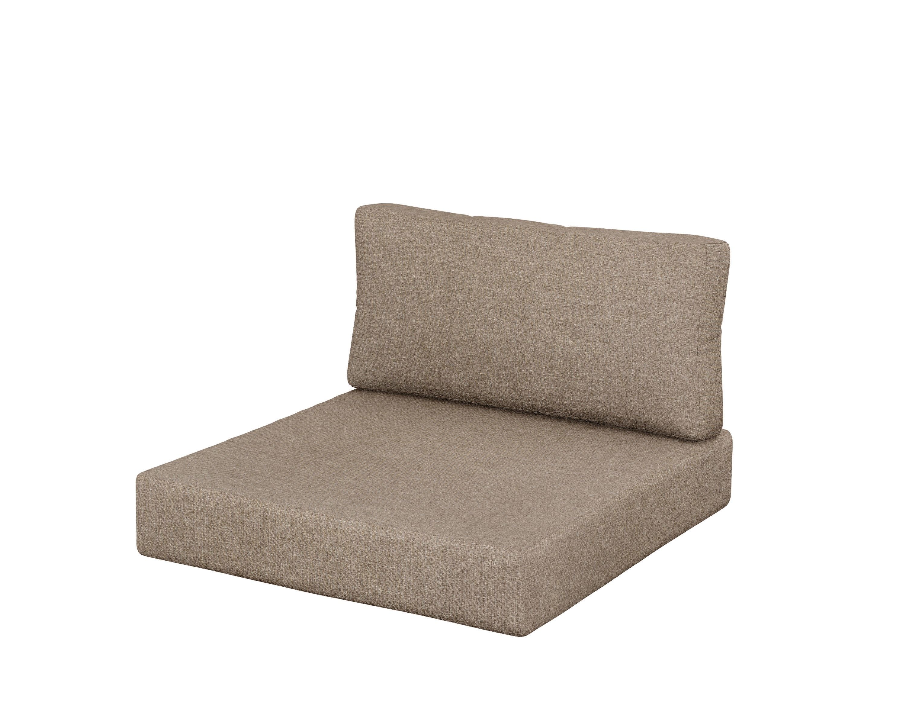 Acadia Back/Seat Cushion Set in Spiced Burlap