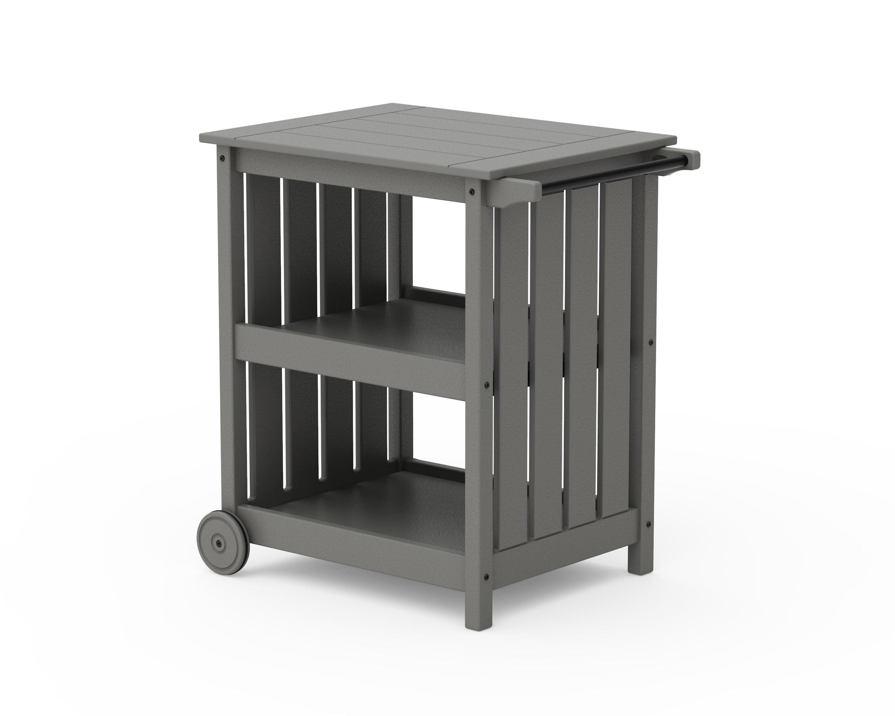 Vineyard Bar Cart in Slate Grey