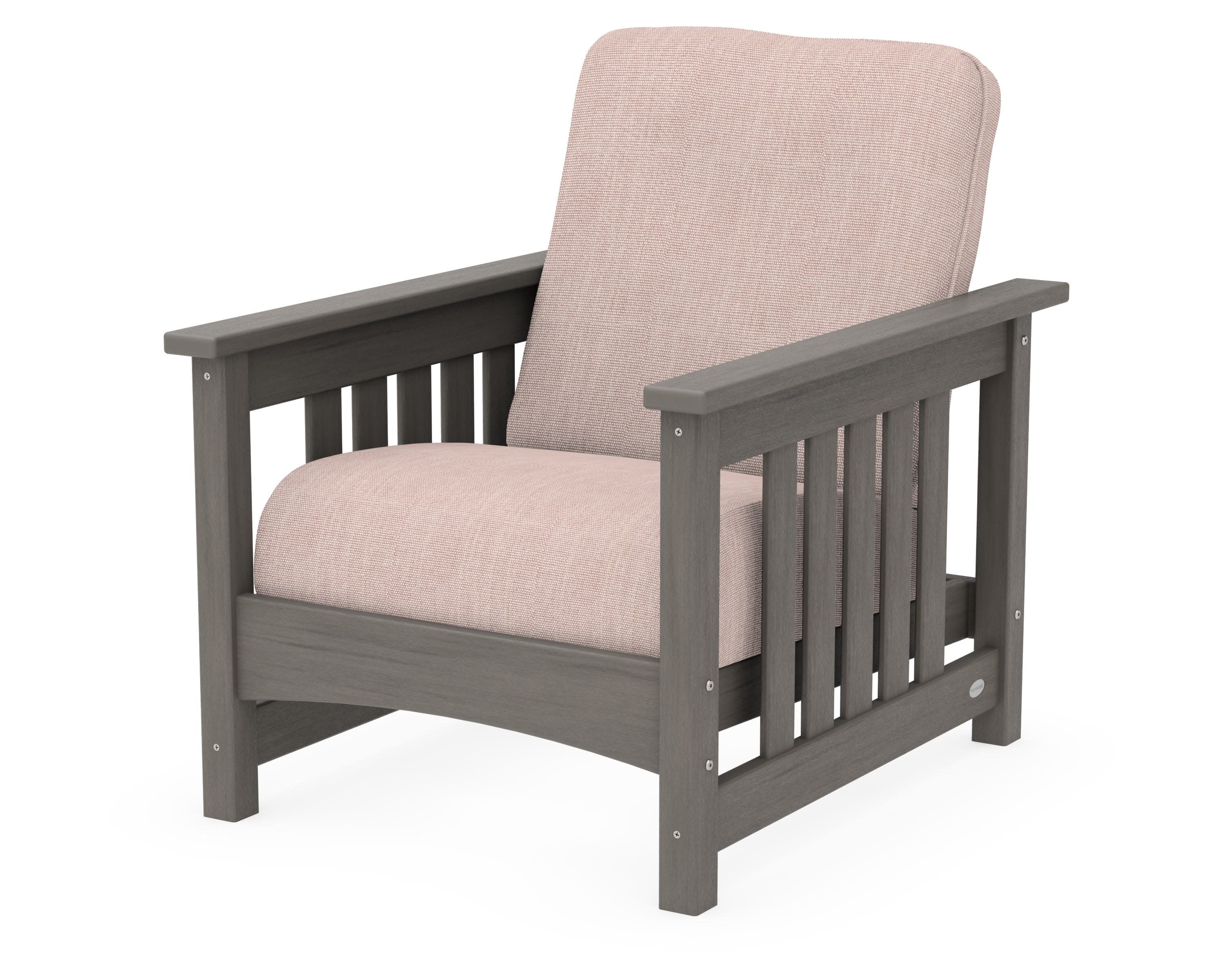 Club Mission Chair in Driftwood / Play Cameo