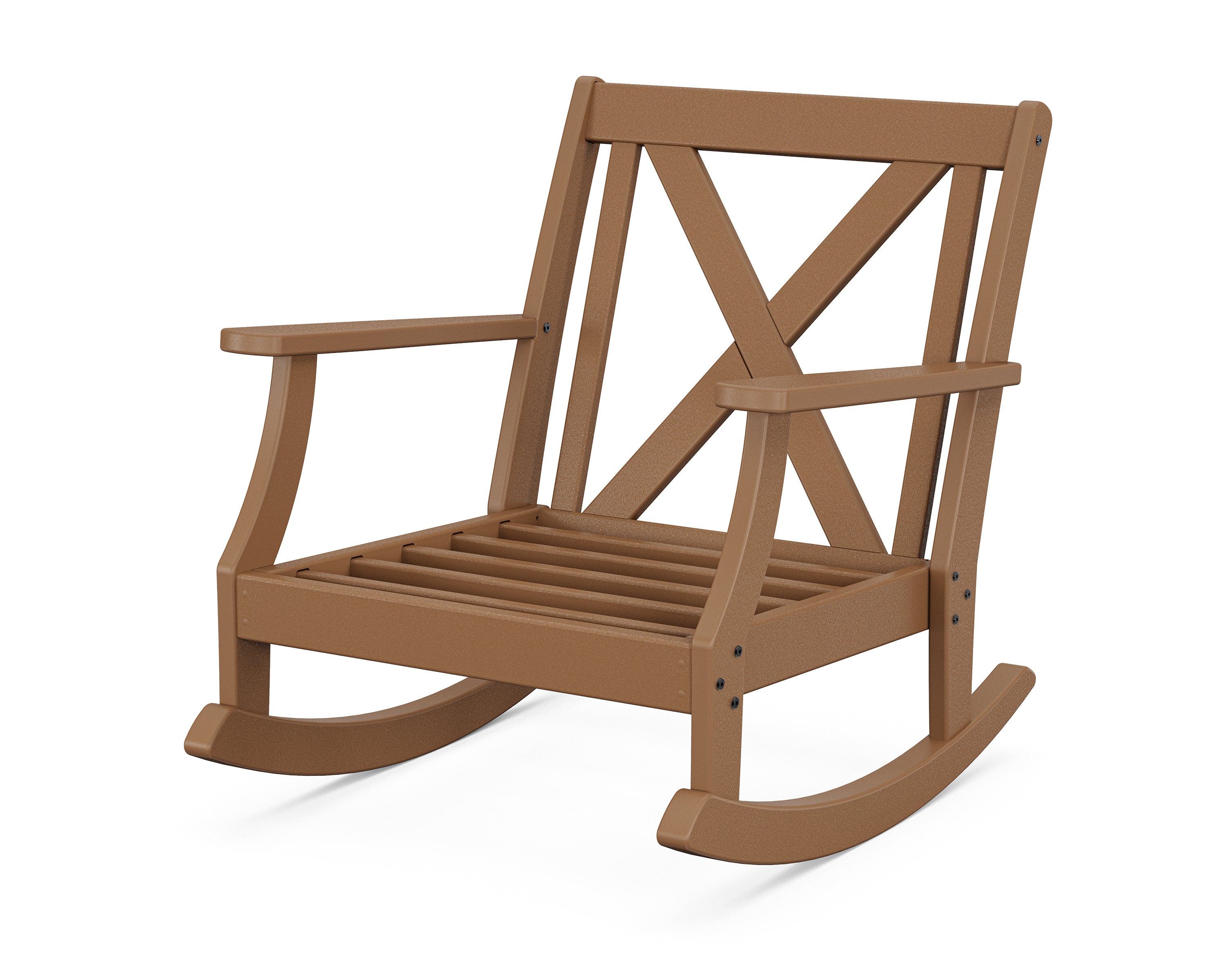 Braxton Deep Seating Rocking Chair Frame in Teak