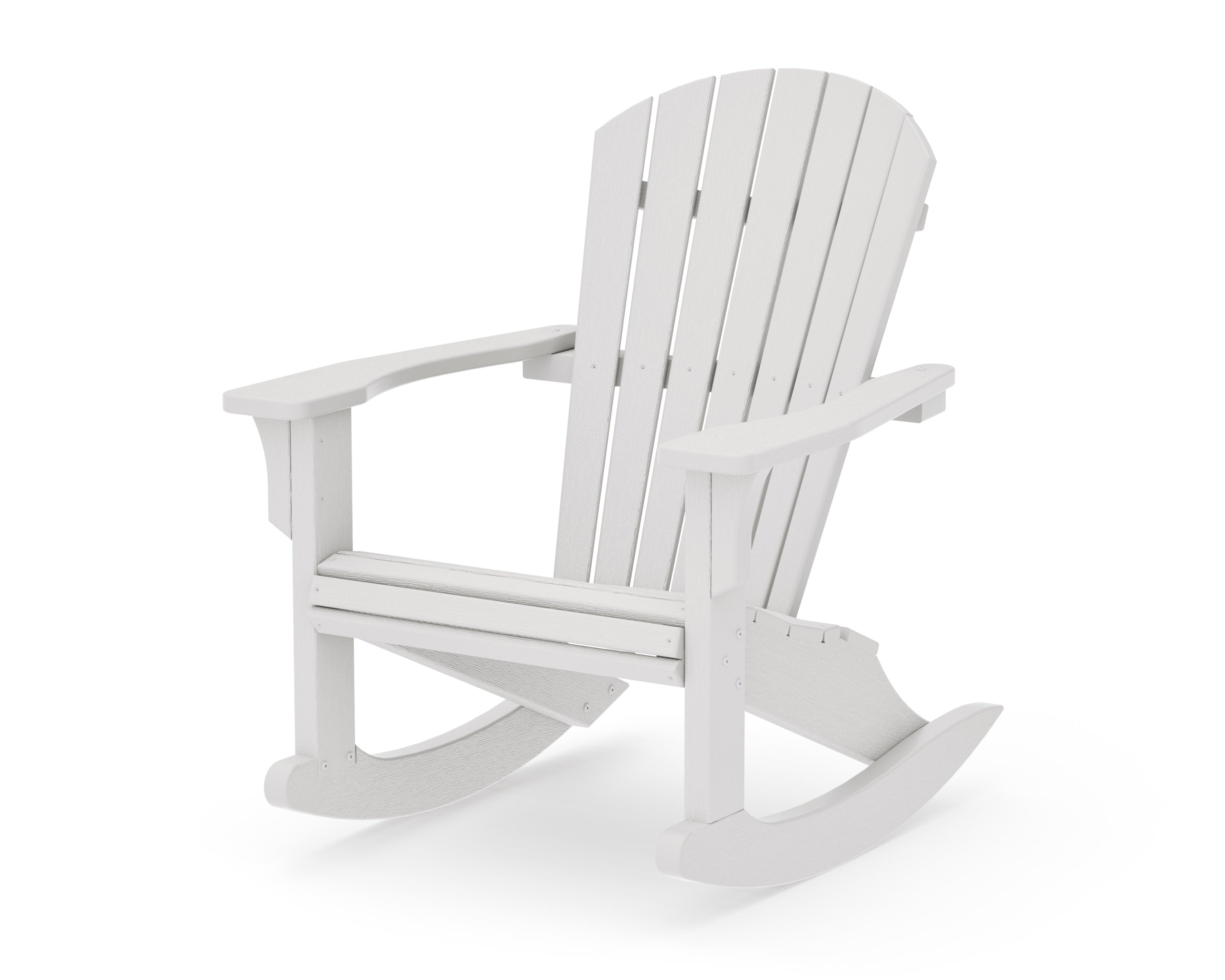 Seashell Rocking Chair in Vintage White