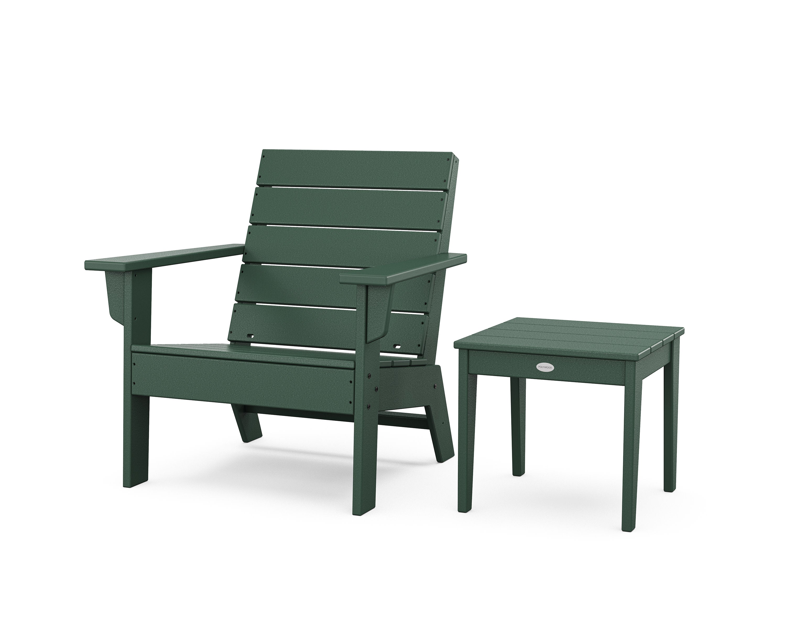 Eastport Lounge Chair 2-Piece Set in Green