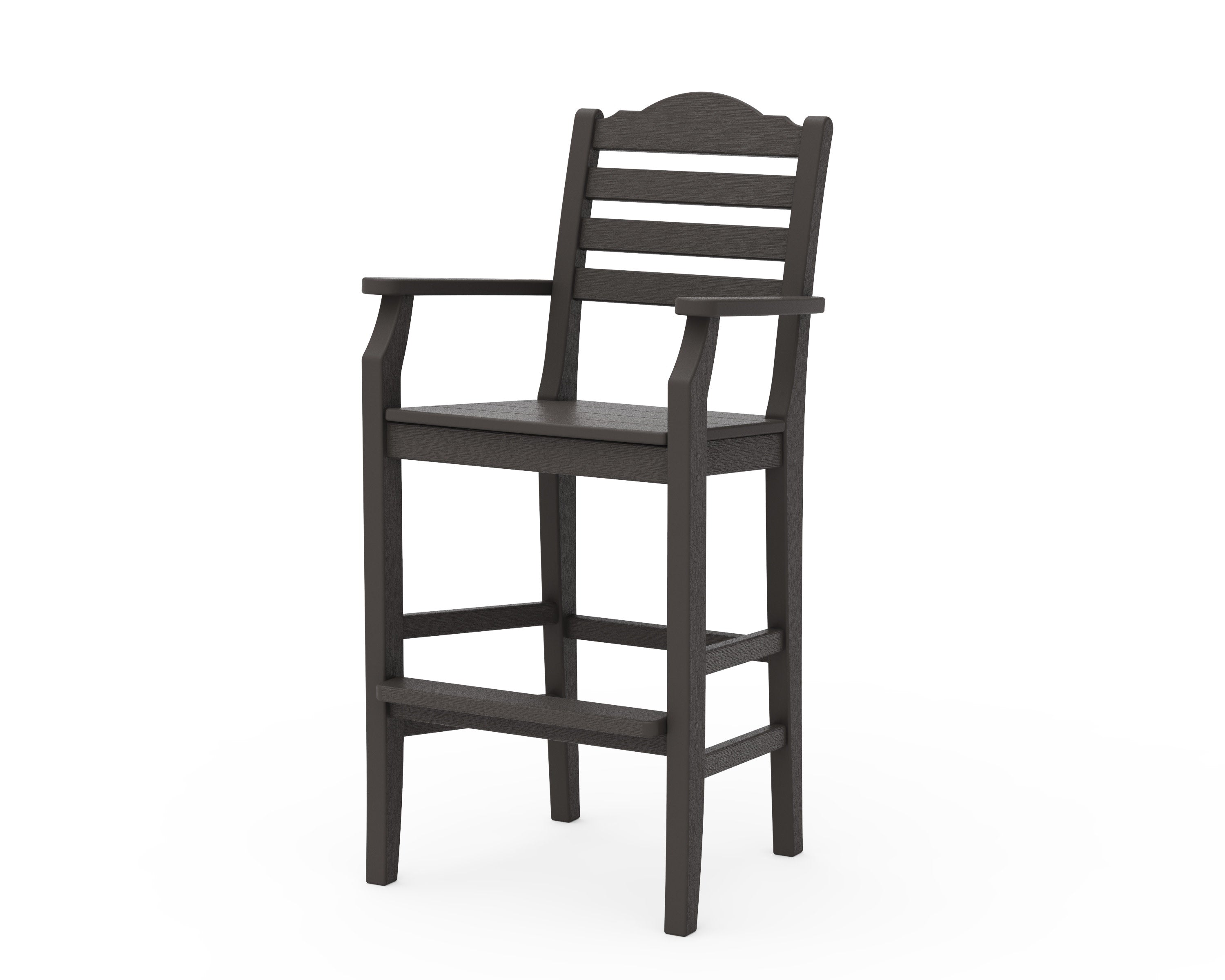 Savannah Bar Arm Chair in Vintage Coffee