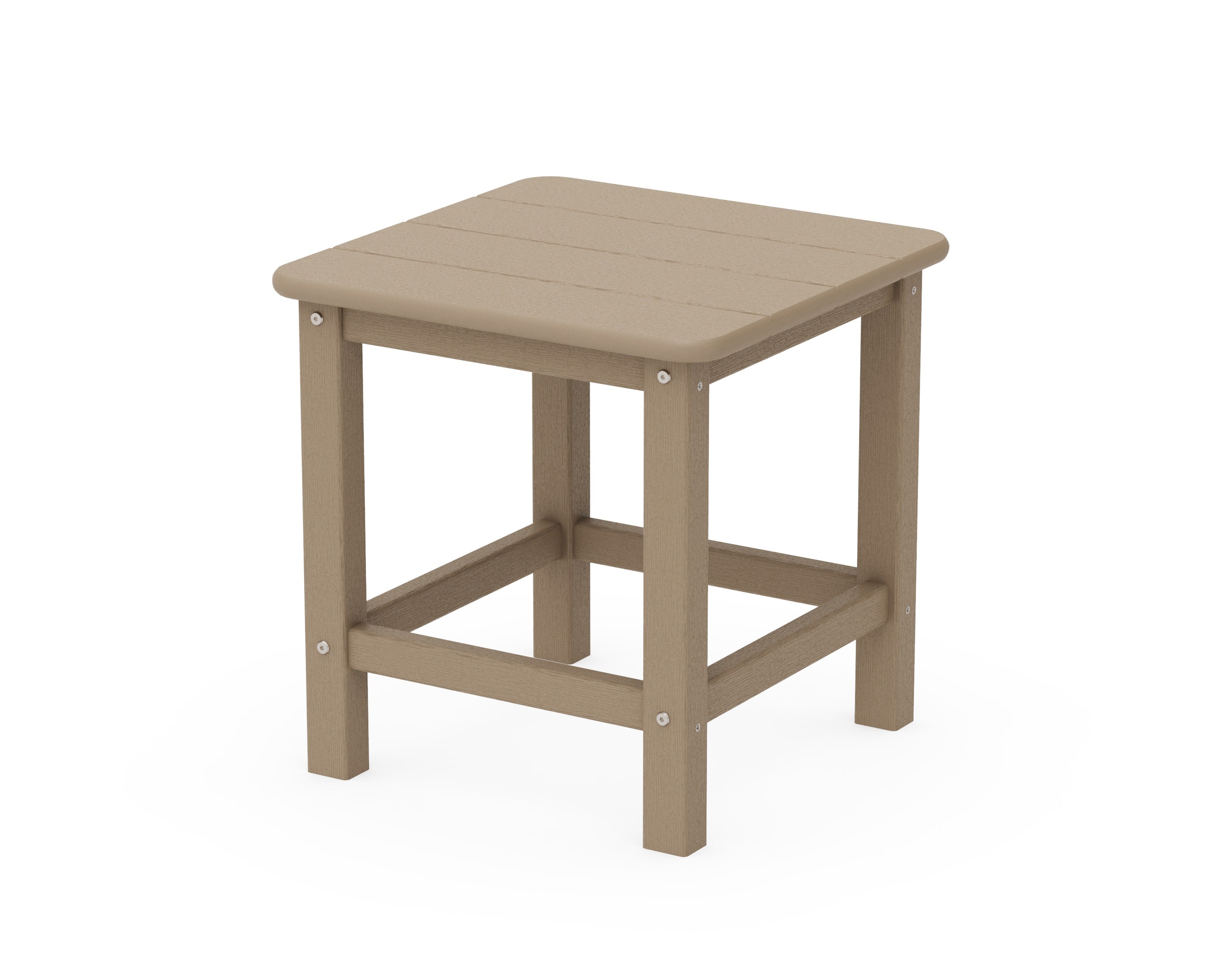 Seashell 18" Side Table in Vintage Sahara