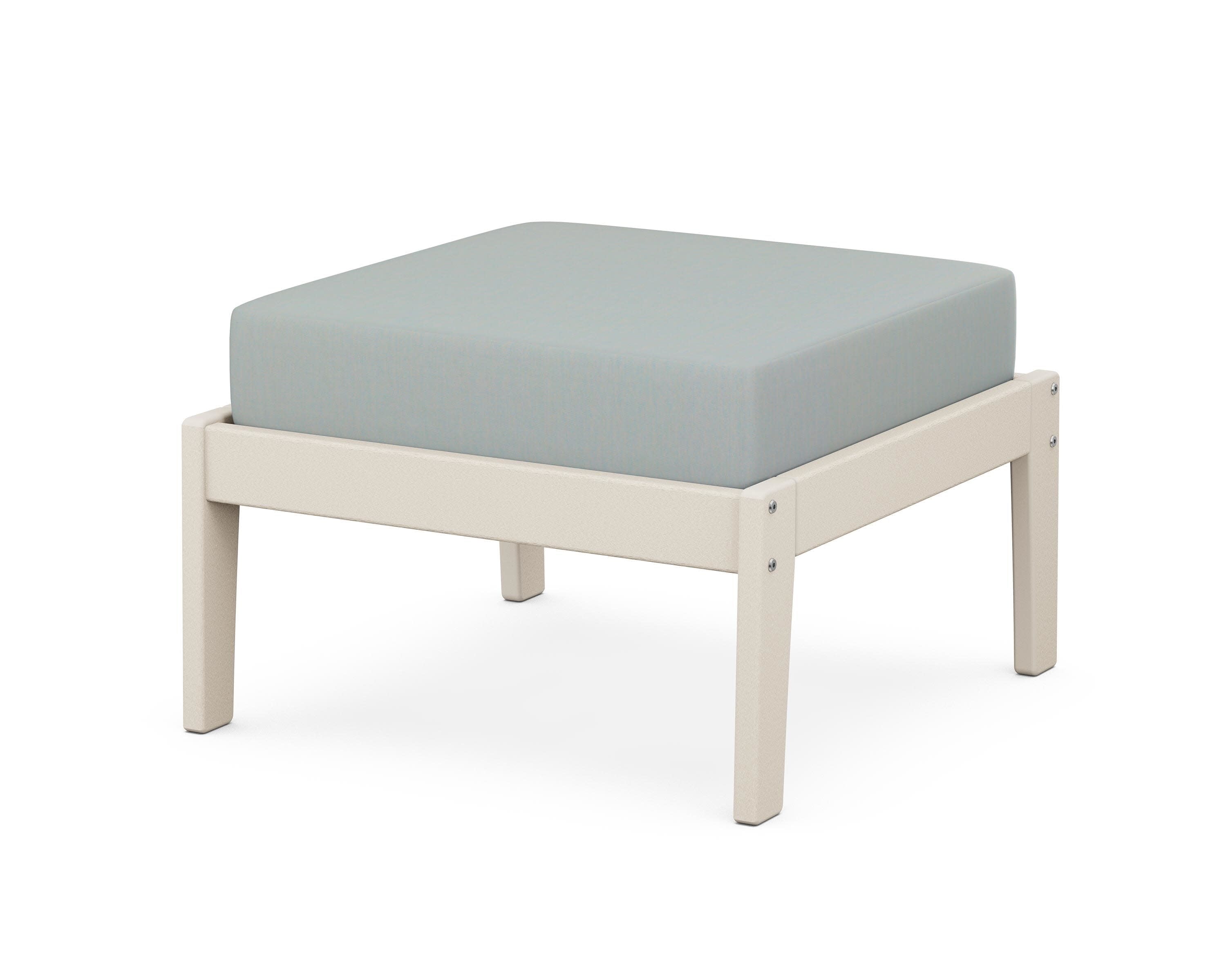 Deep Seating Ottoman in Sand / Spa