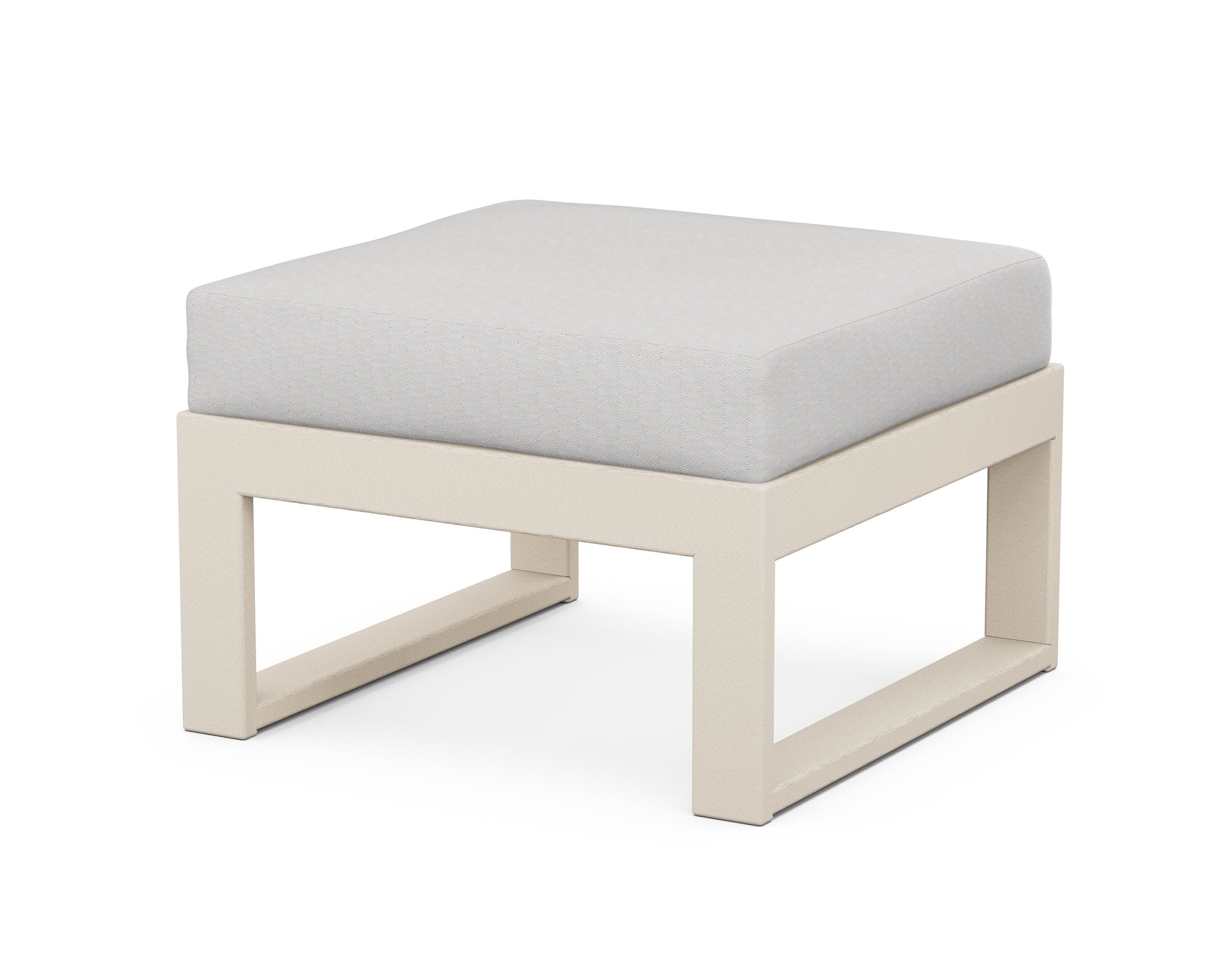 Modular Ottoman - Modern in Sand / Diamond in the Rough
