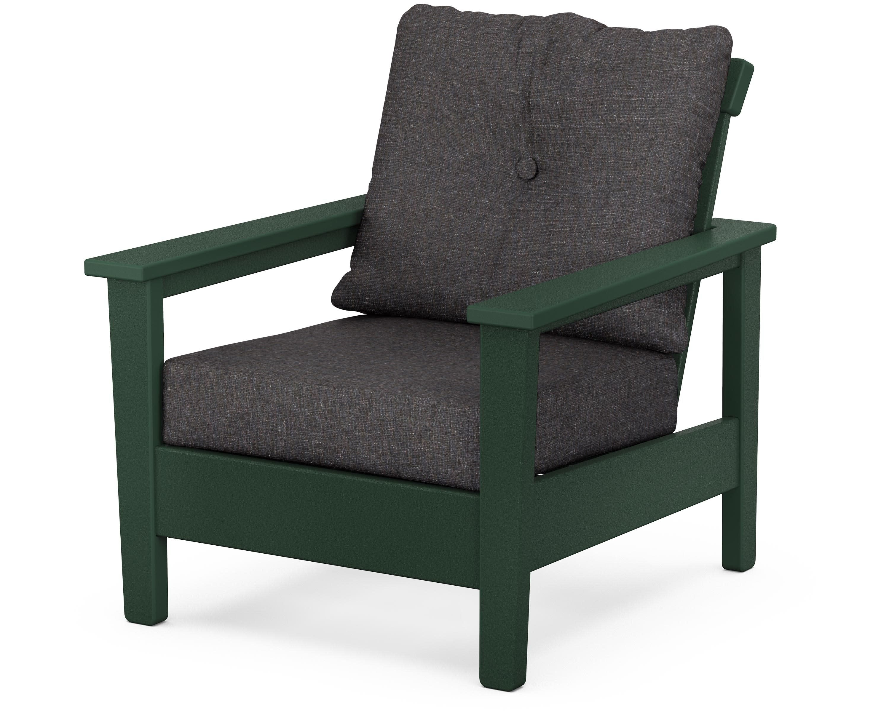 Prescott Deep Seating Chair in Green / Ash Charcoal