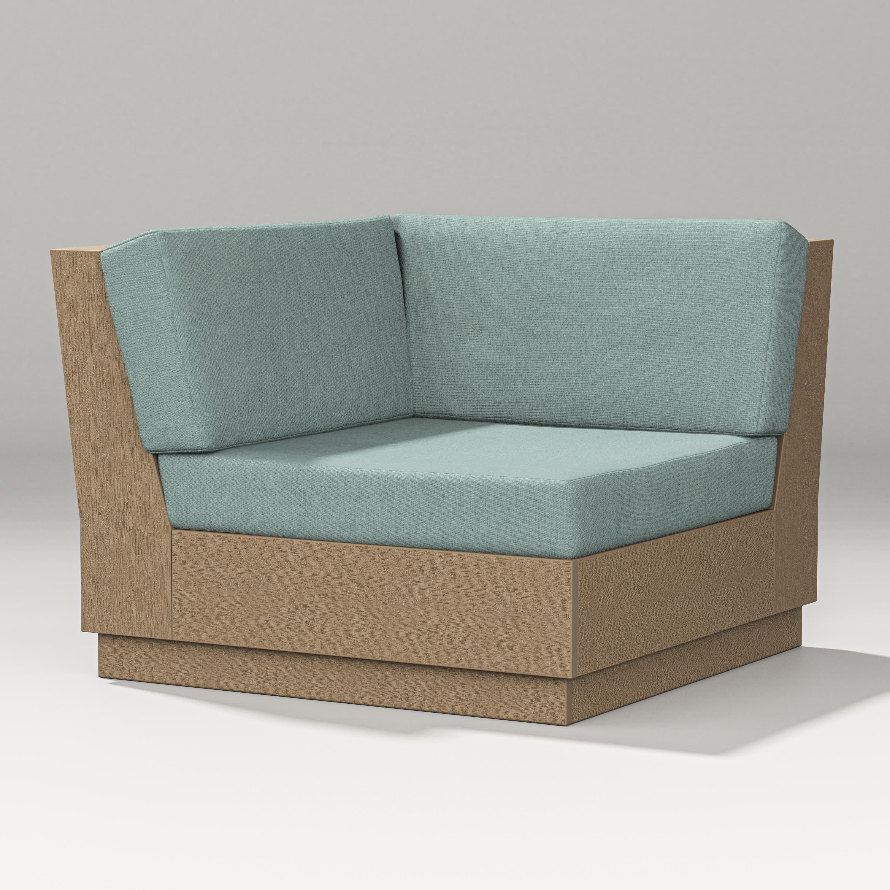 Elevate Modular Corner Chair in Vintage Sahara / Glacier Spa