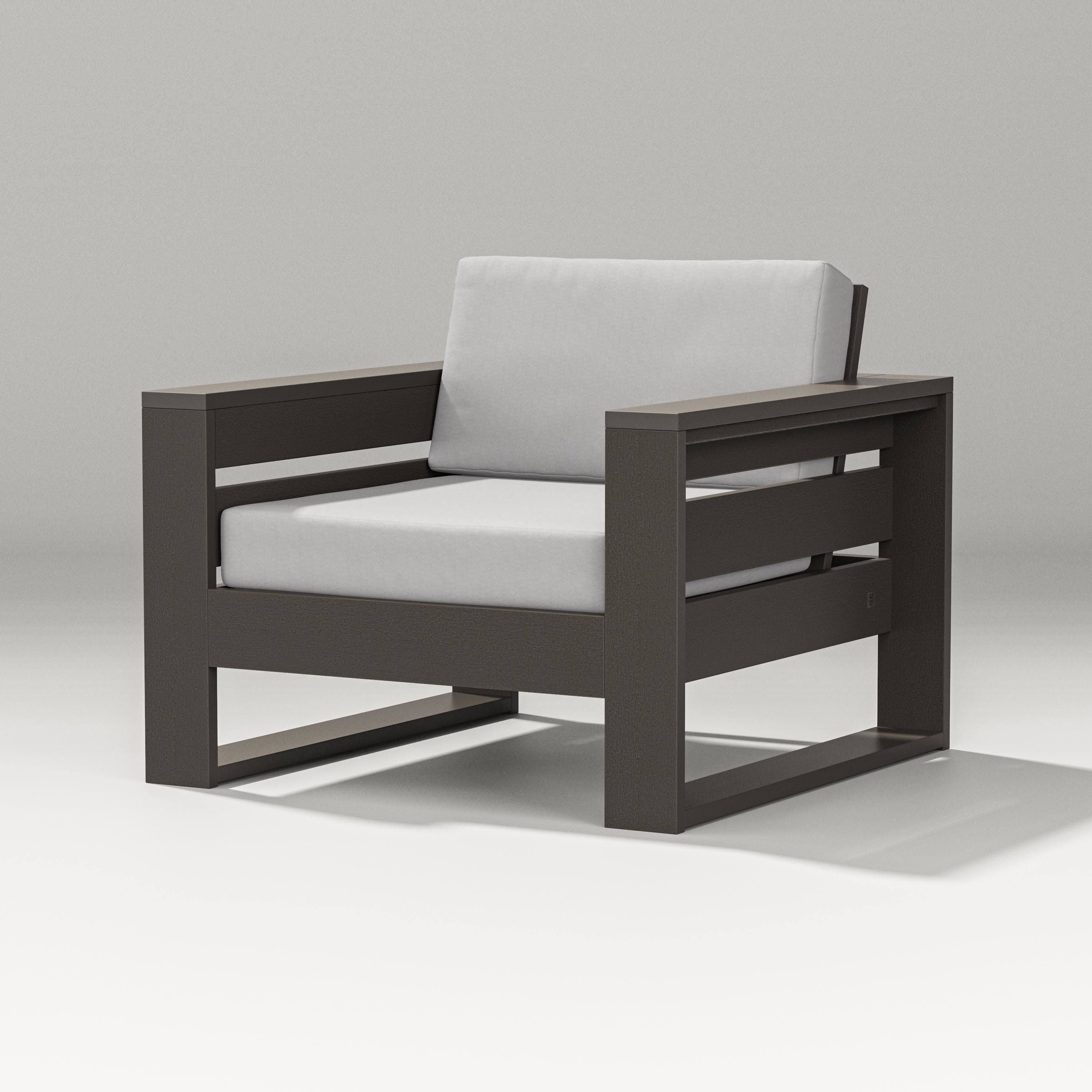 Latitude Lounge Chair in Vintage Coffee / Diamond in the Rough