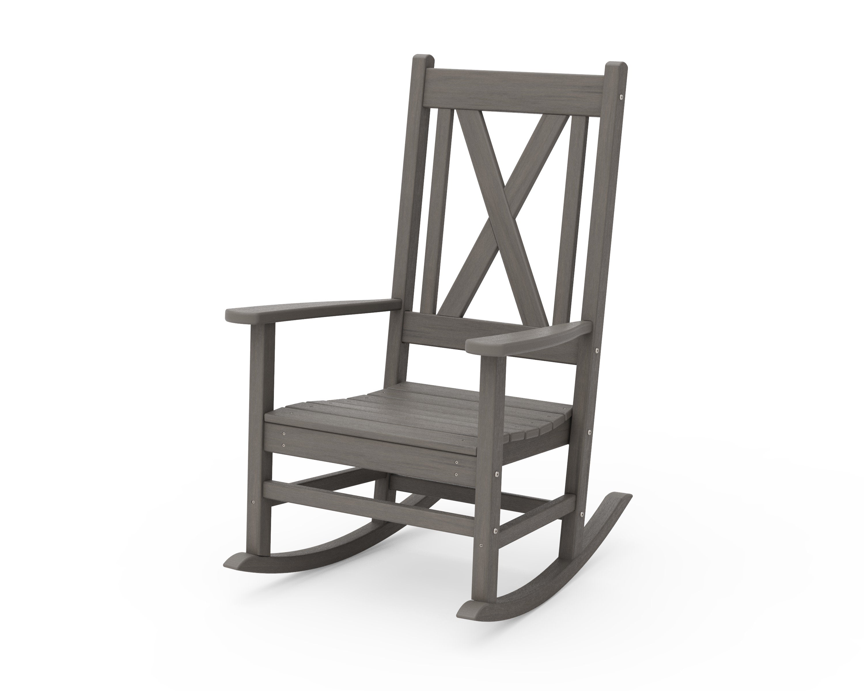 Braxton Porch Rocking Chair in Driftwood