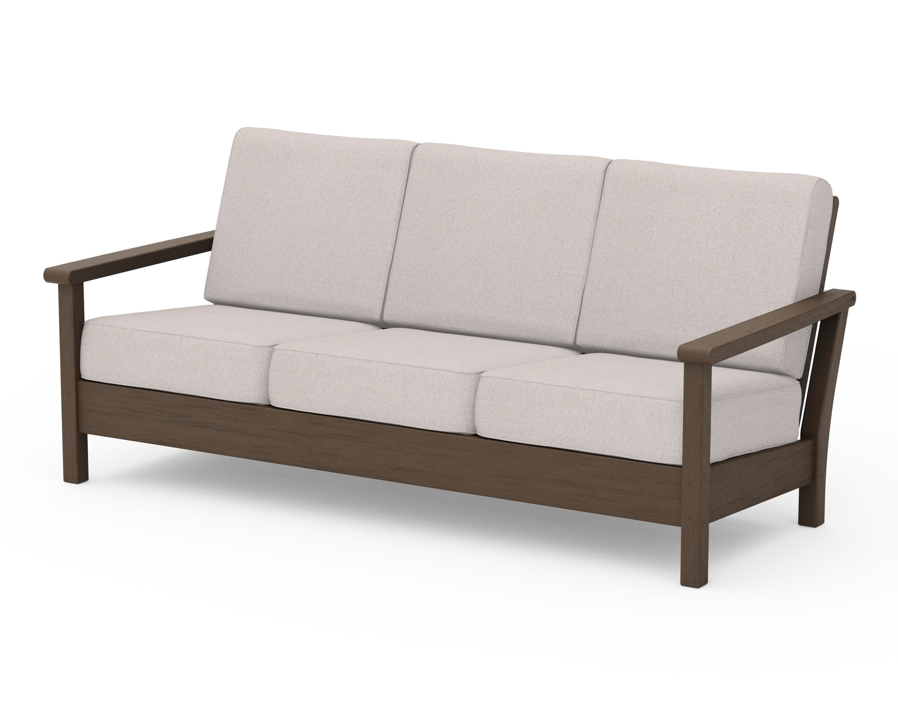 Harbour Deep Seating Sofa in Kona / Dune Burlap