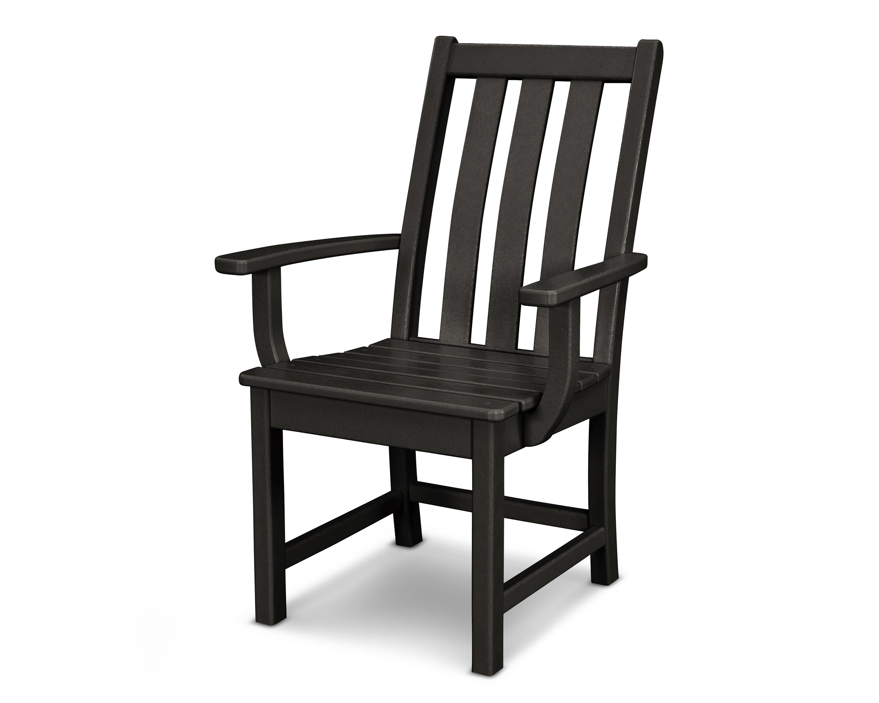 Vineyard Dining Arm Chair in Black