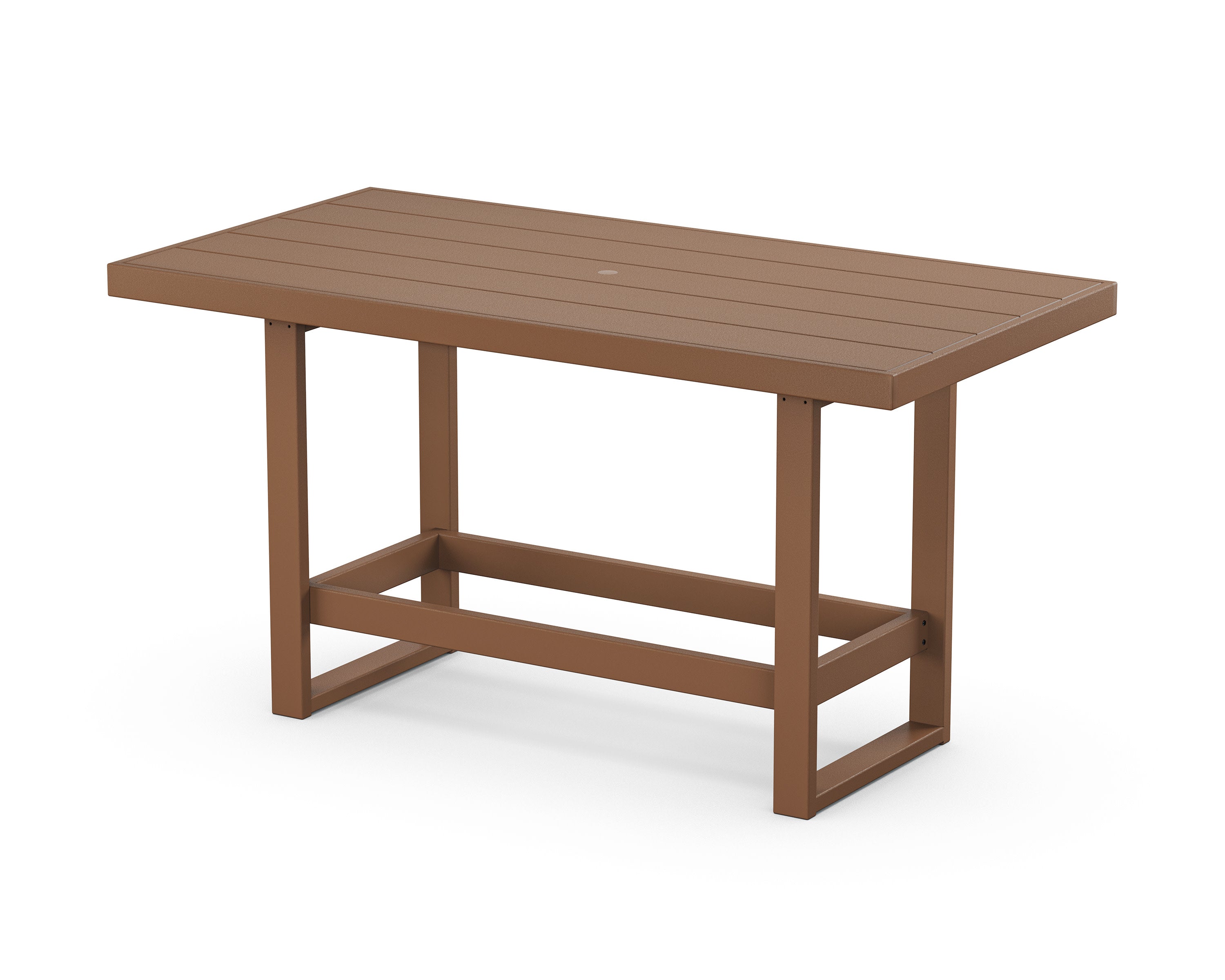 EDGE 40" x 78" Bar Table in Teak