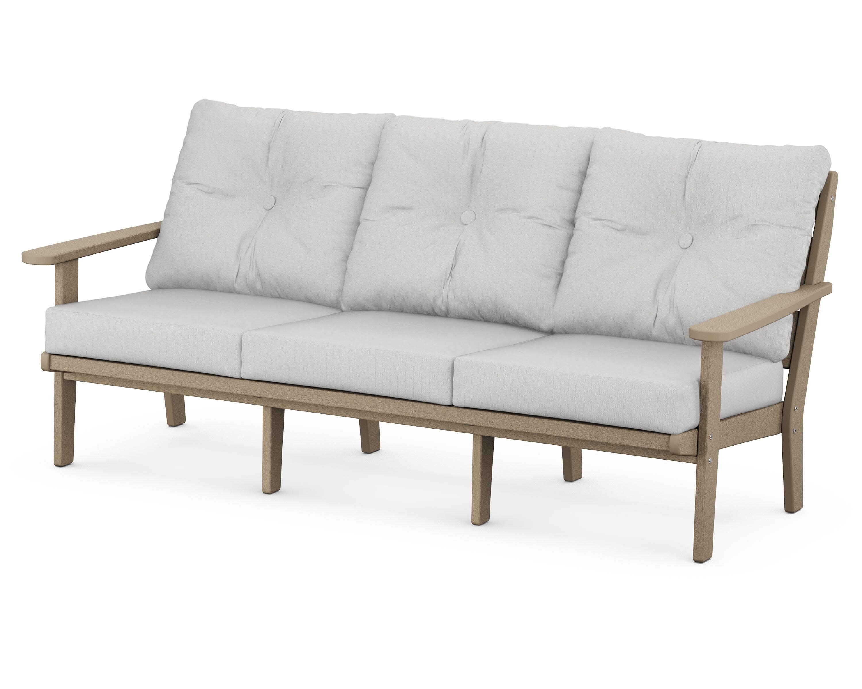Lakeside Deep Seating Sofa in Vintage Sahara / Diamond in the Rough