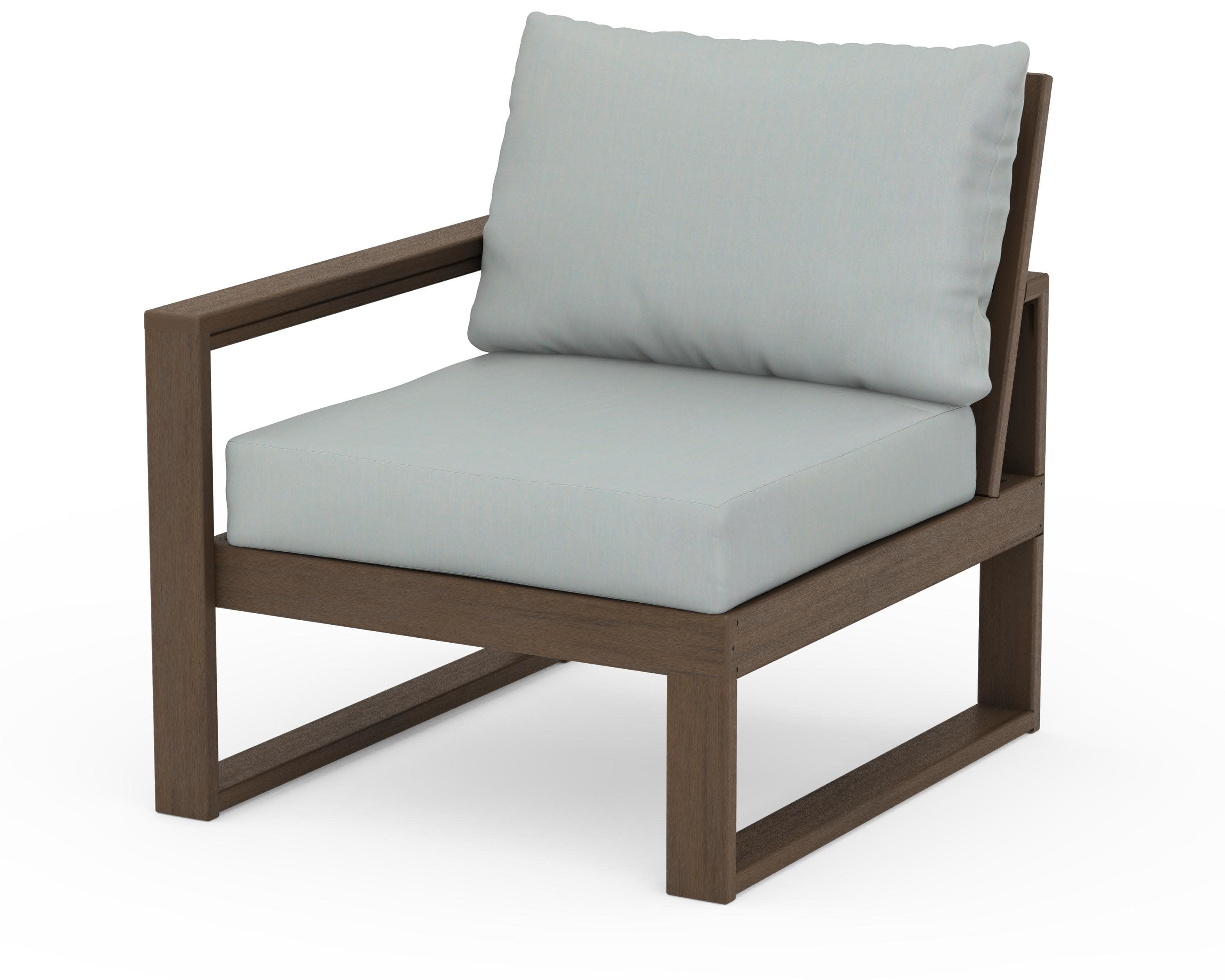 EDGE Modular Left Arm Chair in Kona / Spa