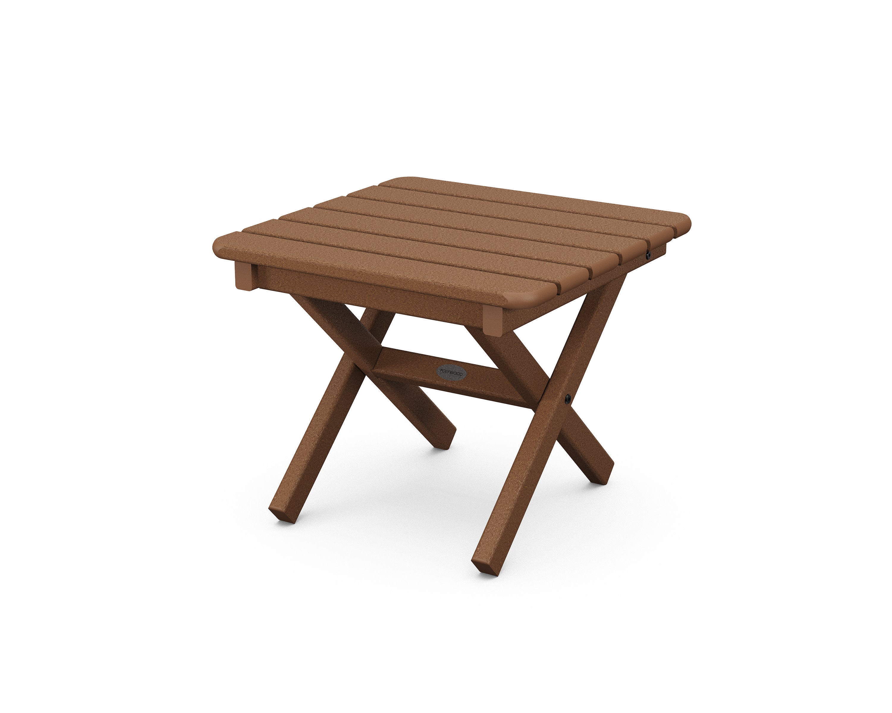 Square 18" Folding Side Table in Teak