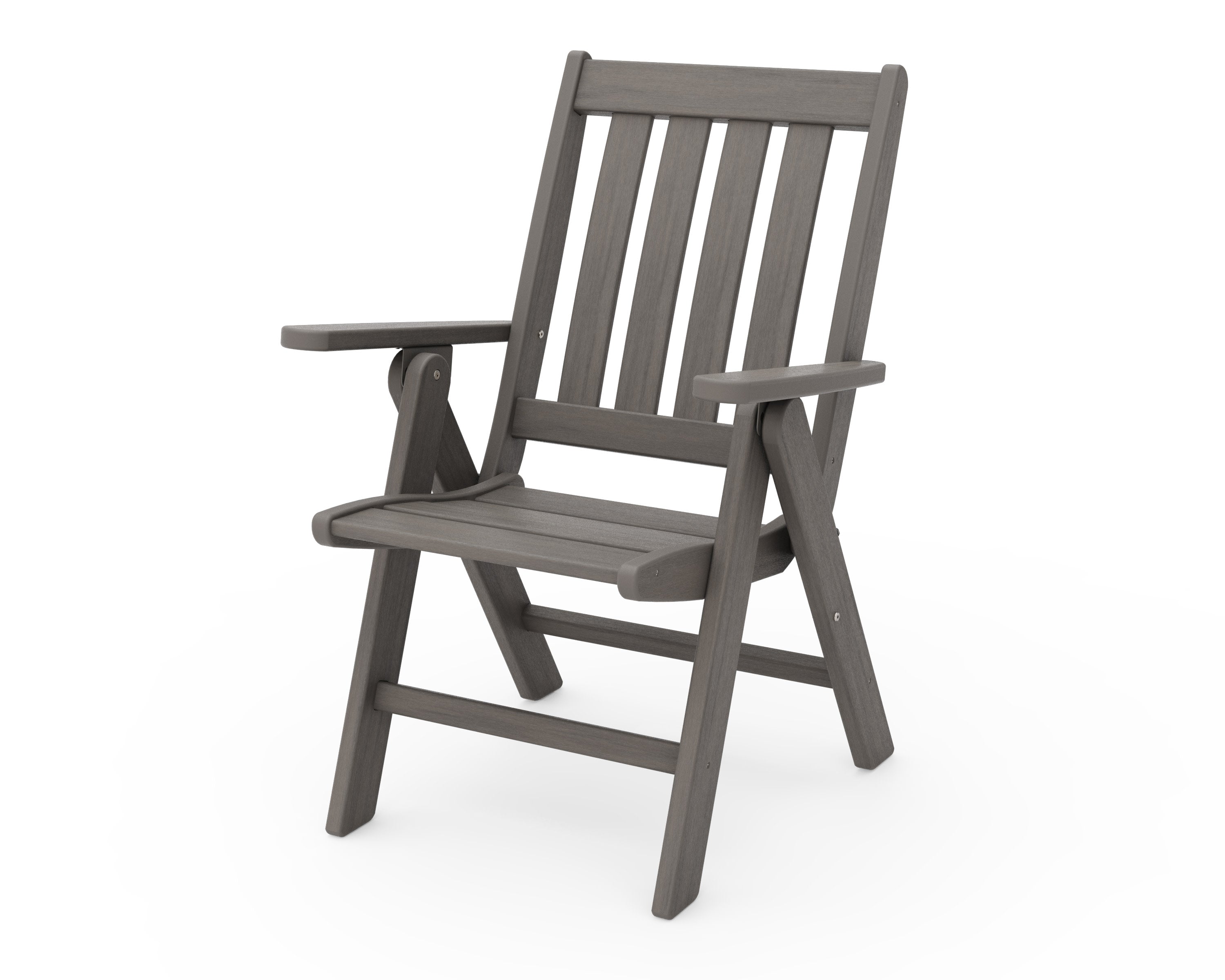 Vineyard Folding Dining Chair in Driftwood