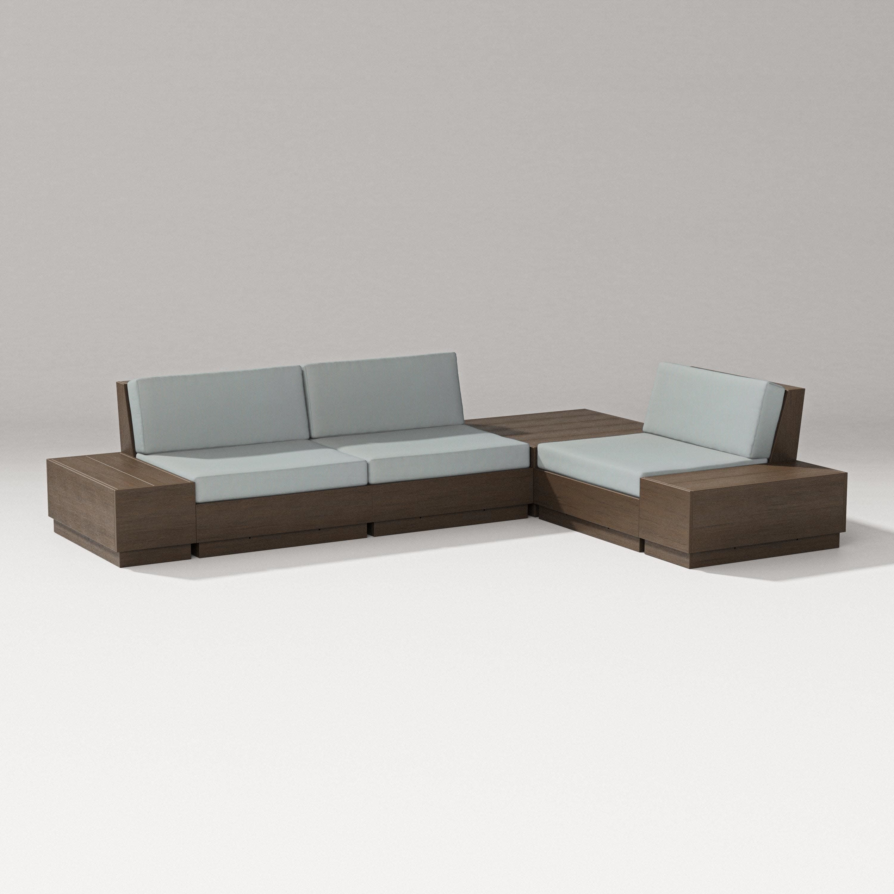Elevate 6-Piece Corner Sectional in Kona / Spa
