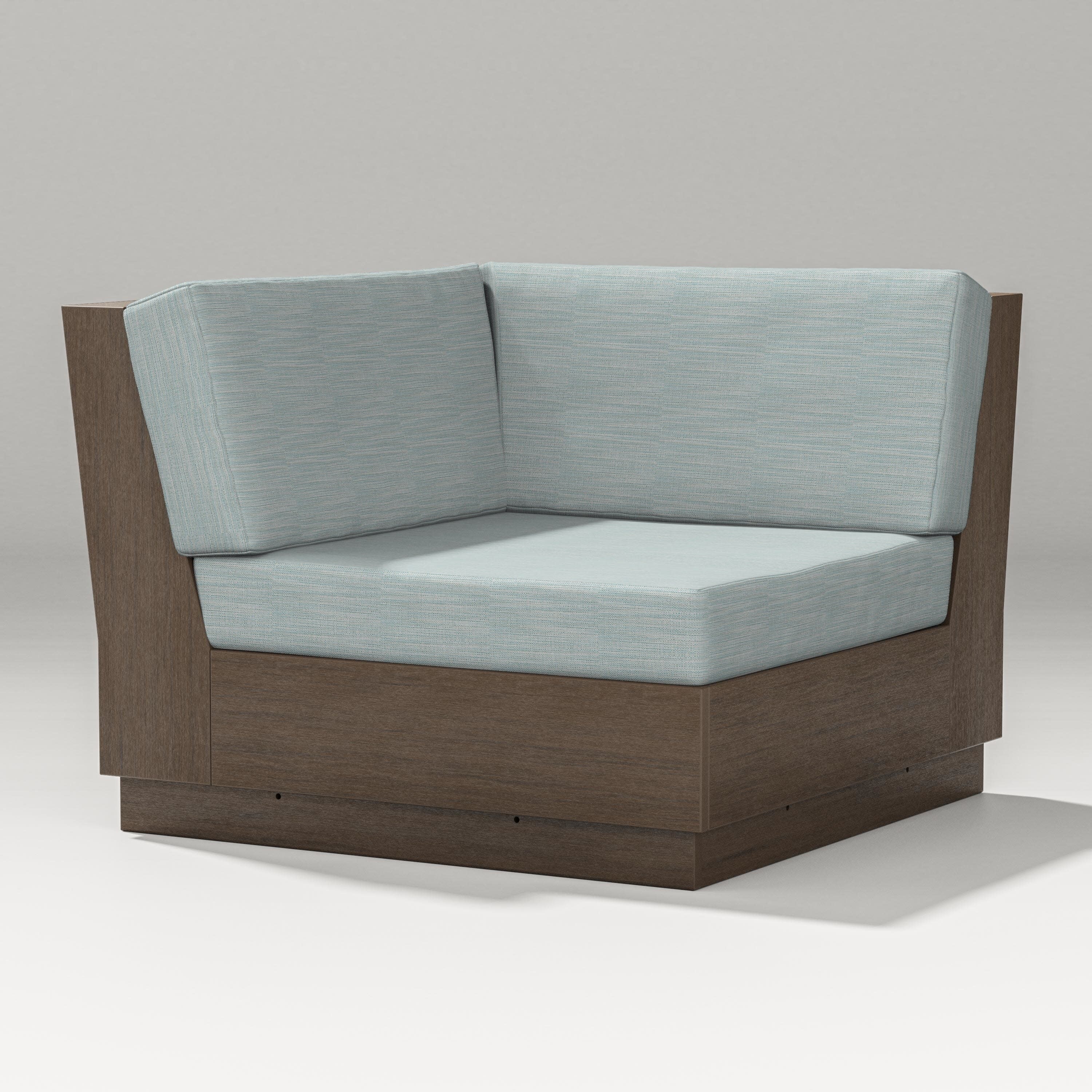 Elevate Modular Corner Chair in Kona / Soothe Mist