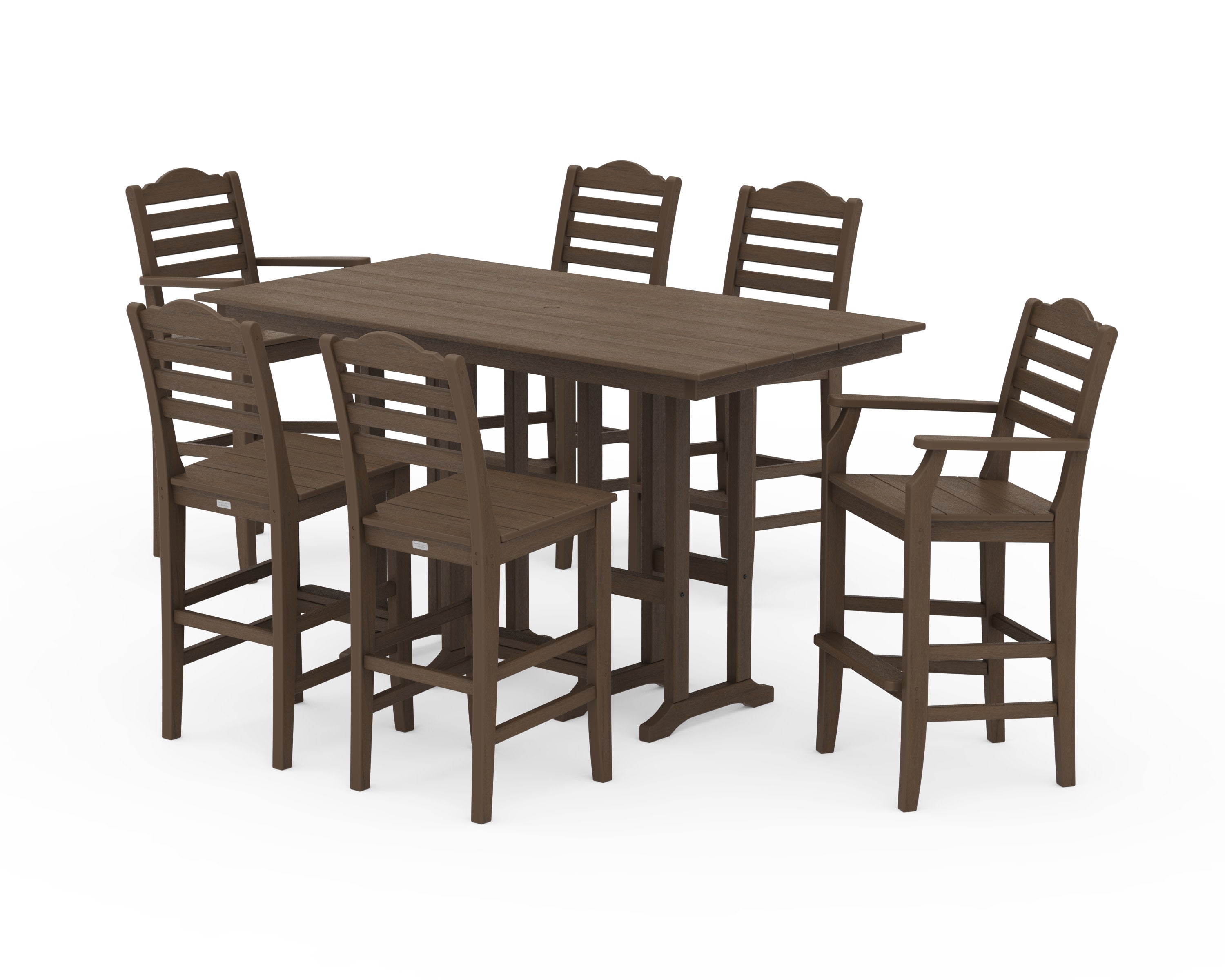 Savannah 7-Piece Farmhouse Bar Set in Kona
