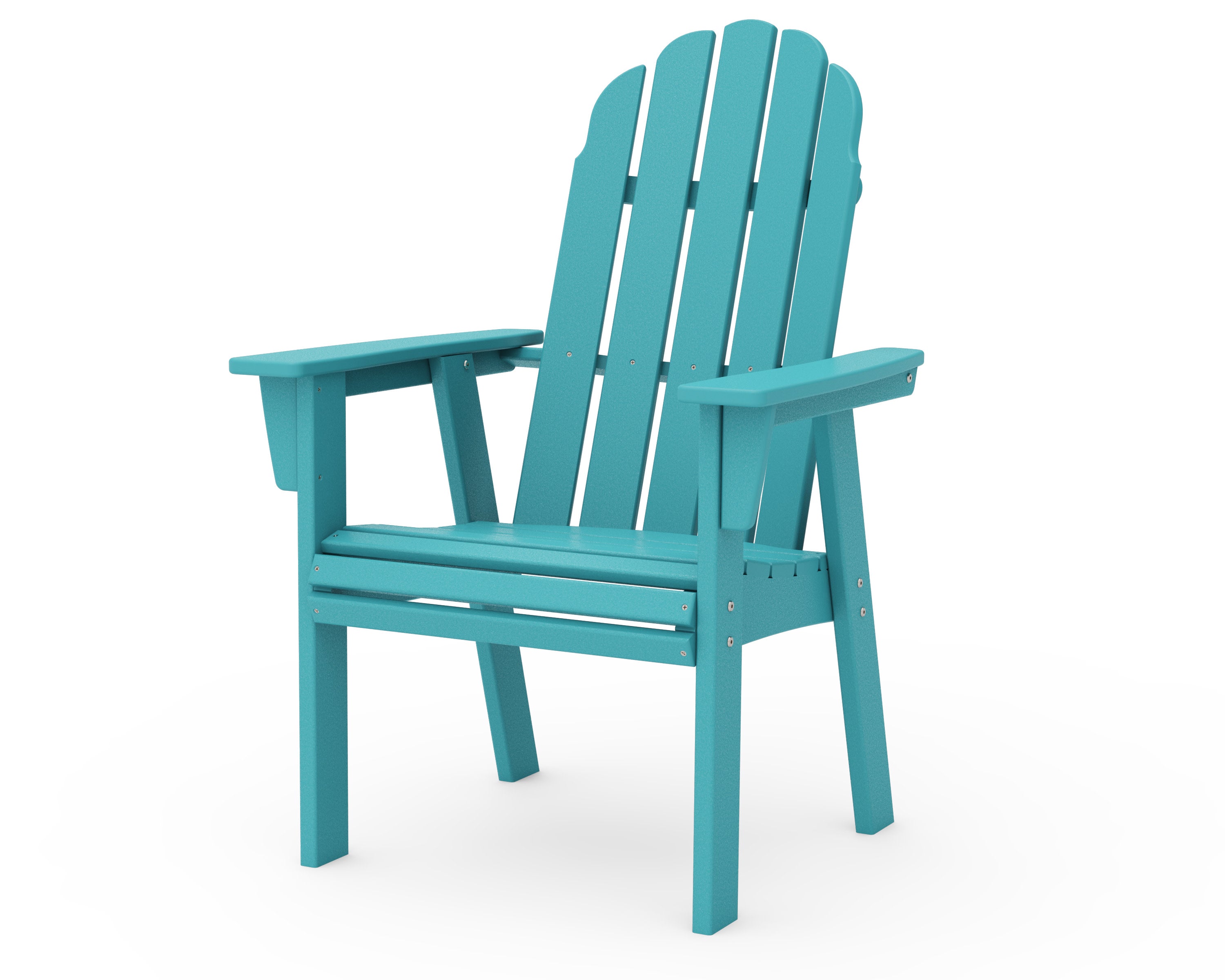 Vineyard Curveback Adirondack Dining Chair in Aruba