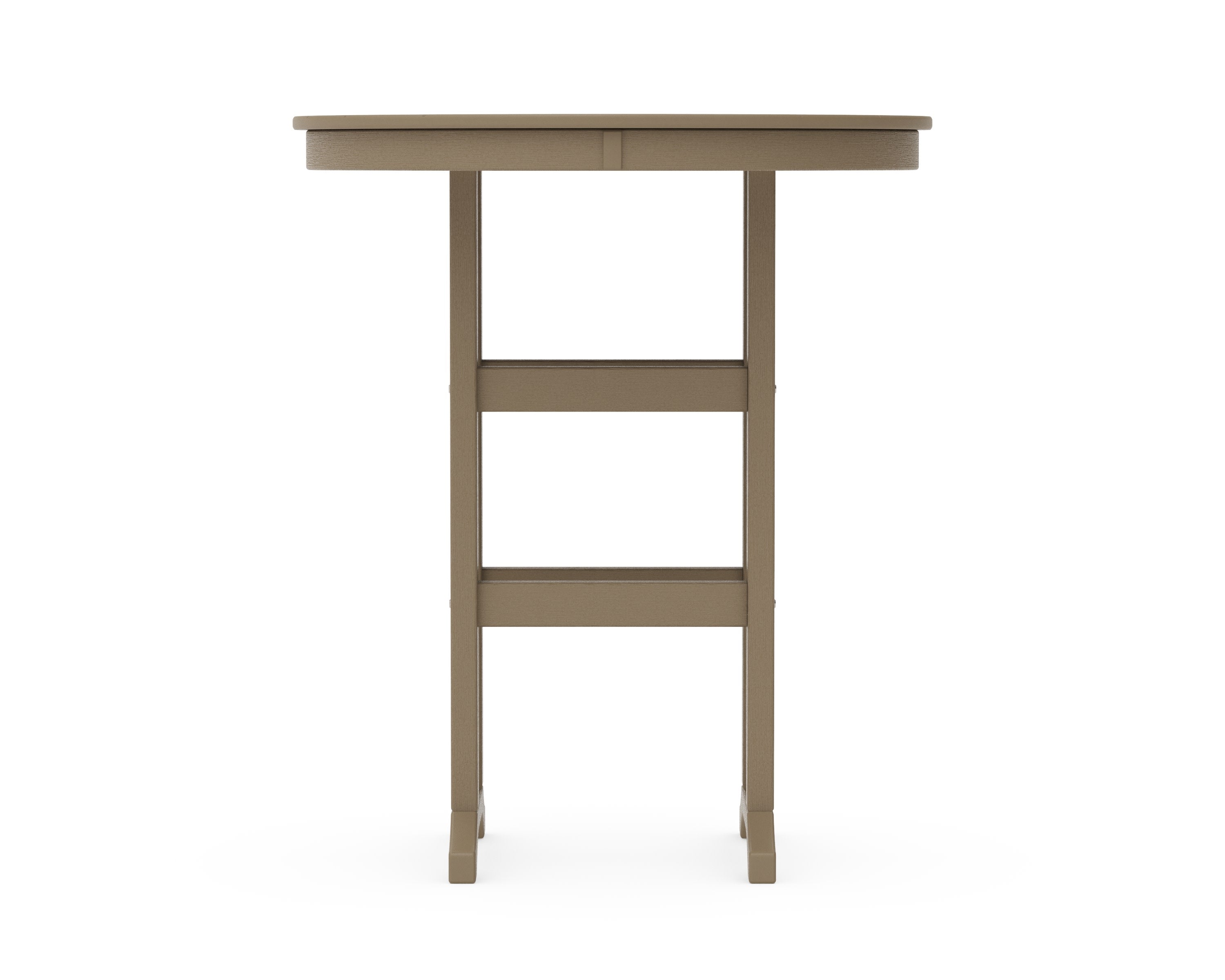 36" Round Farmhouse Bar Table in Vintage Sahara