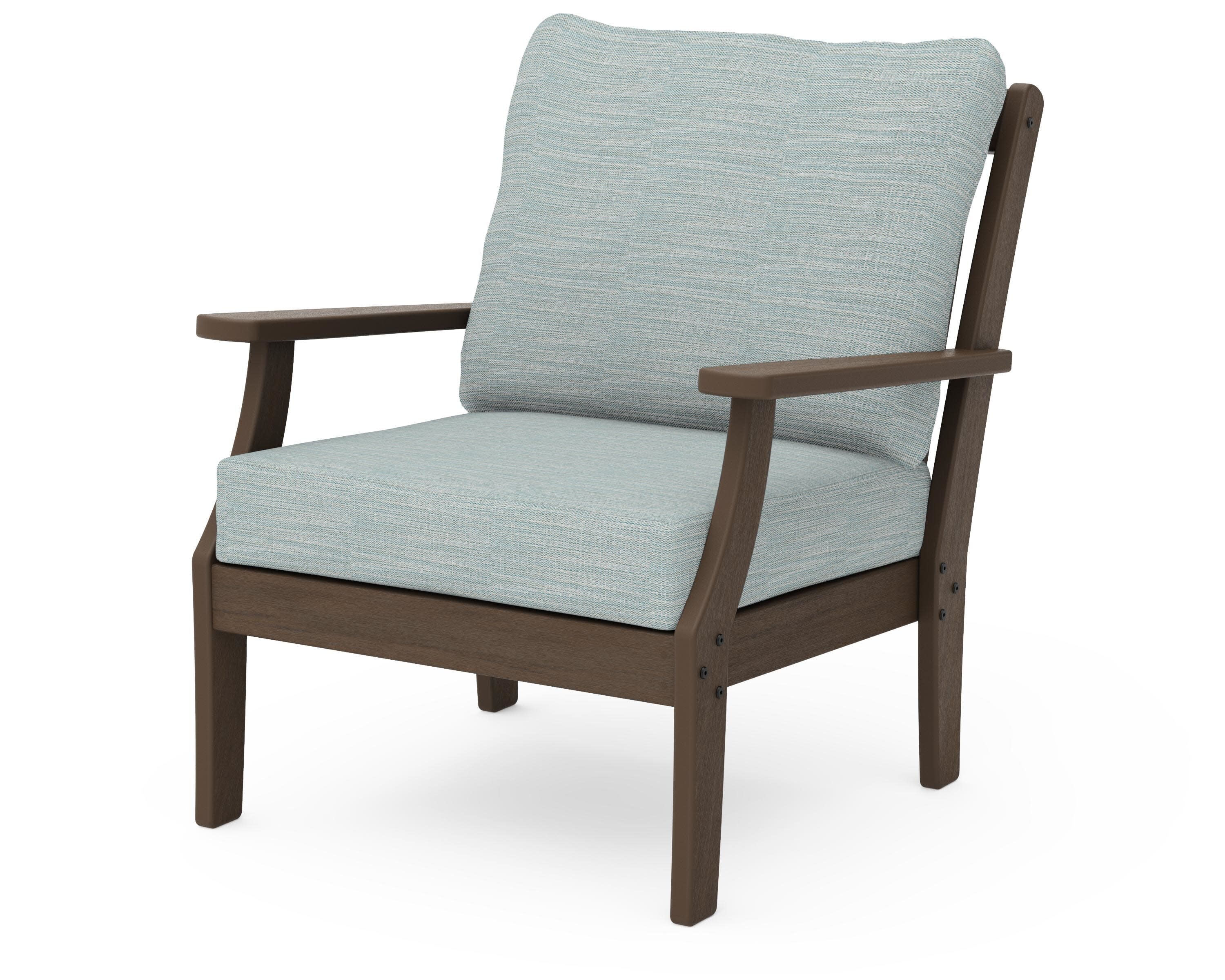 Braxton Deep Seating Chair in Kona / Soothe Mist