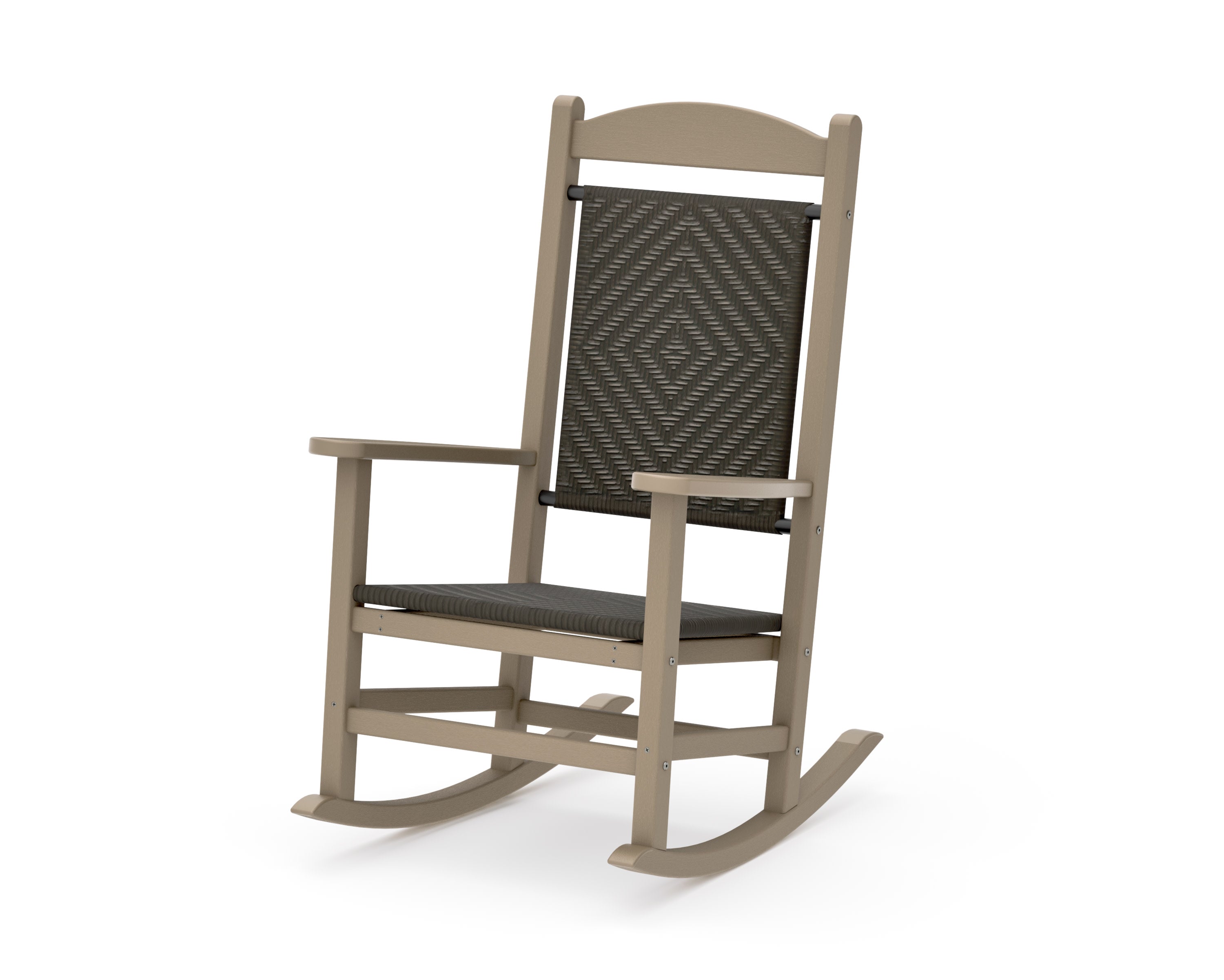 Presidential Woven Rocking Chair in Vintage Sahara / Cahaba