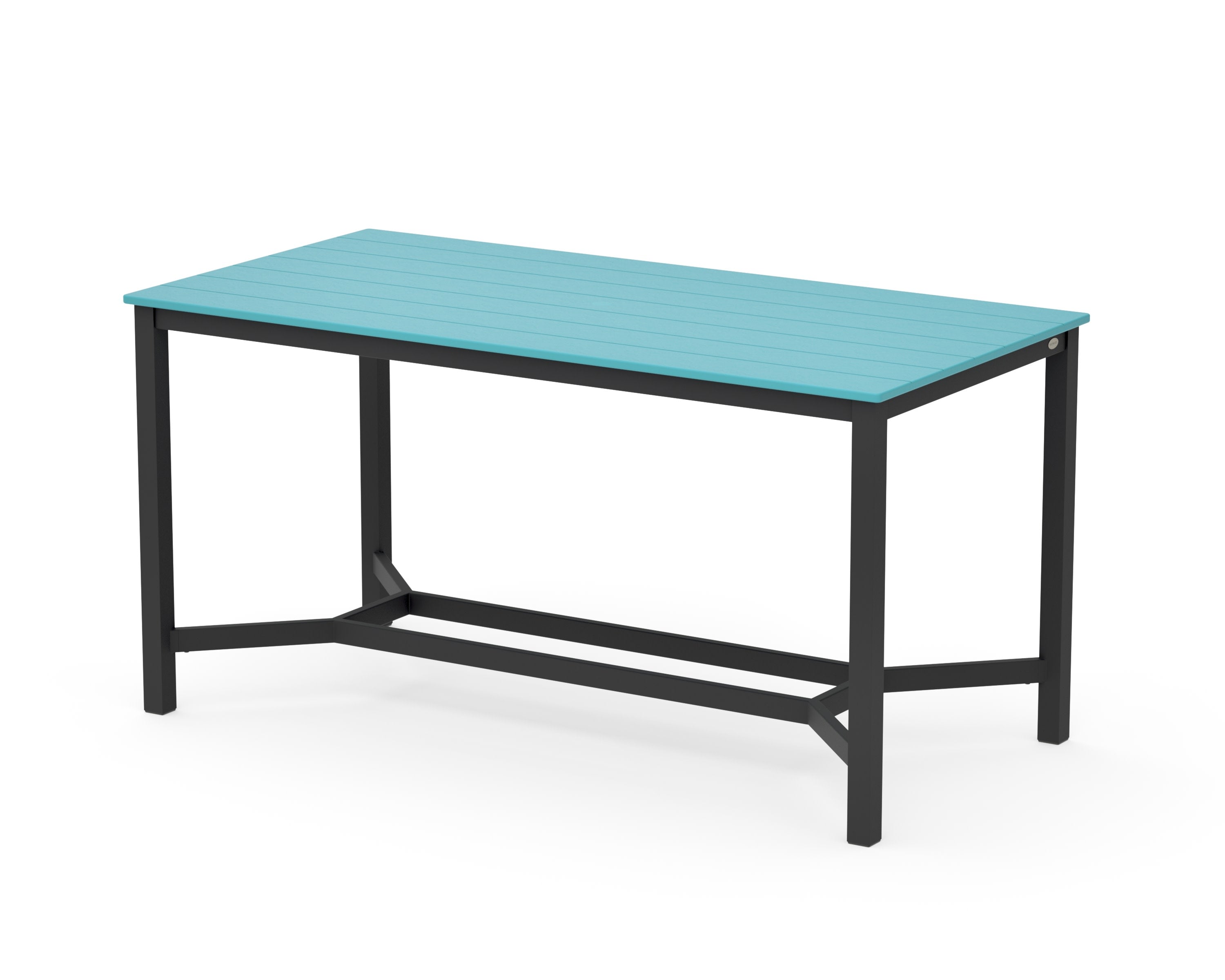 Main Street 36 x 72 Counter Table in Black / Aruba