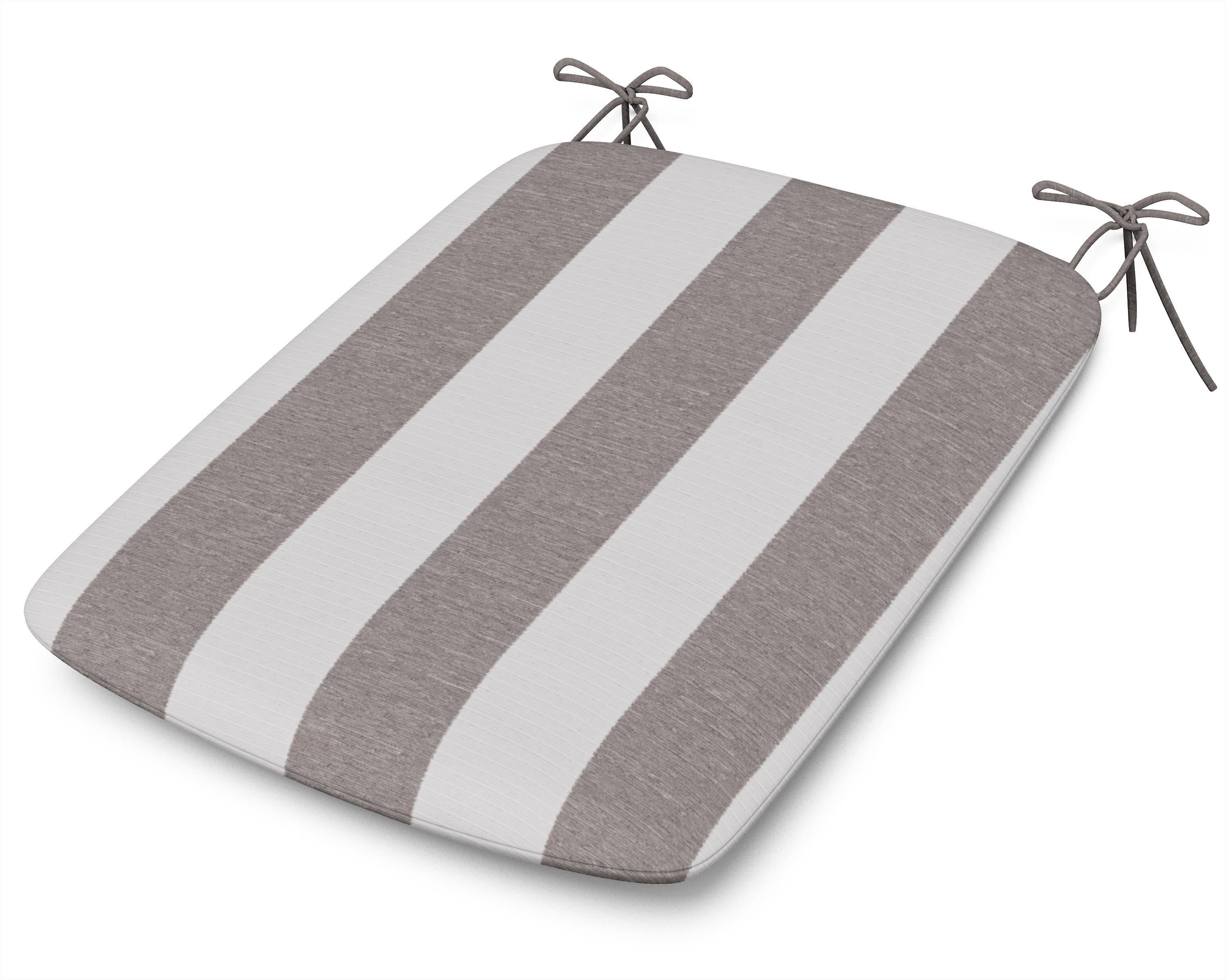 1120 Urban Seat Pad in Cabana Stripe Grey Mist