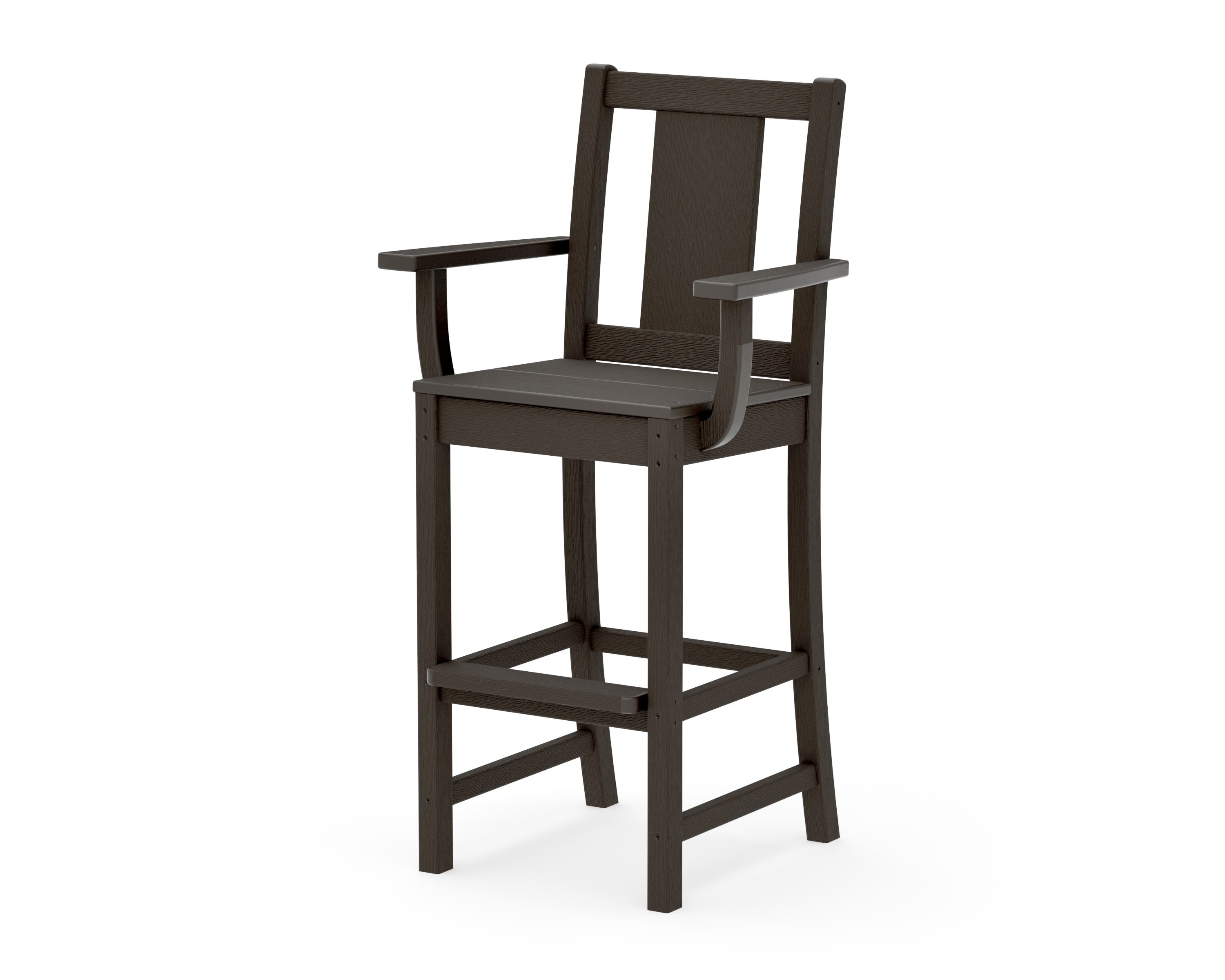 Prairie Bar Arm Chair in Vintage Coffee