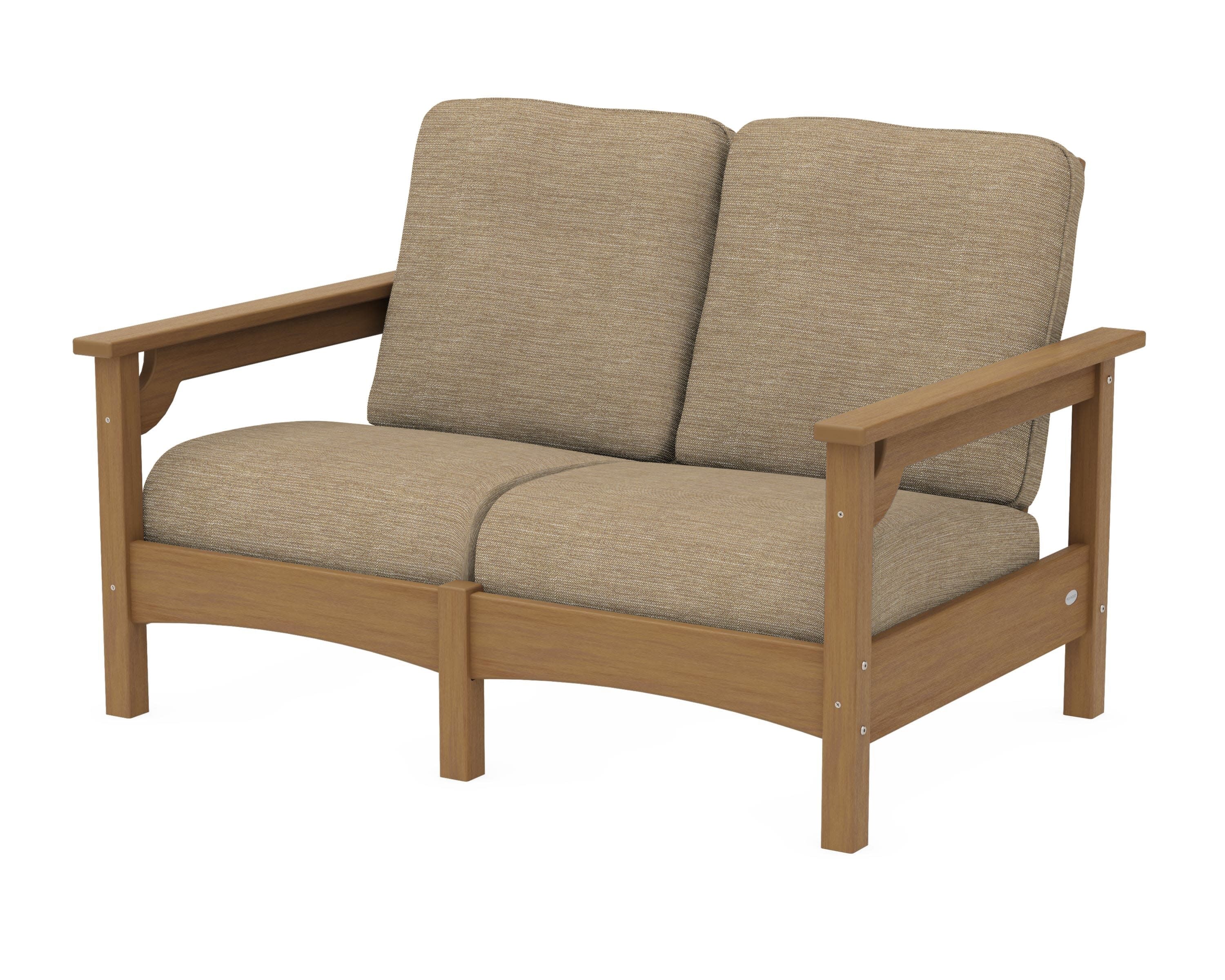 Club Loveseat in Natural / Charmer Desert