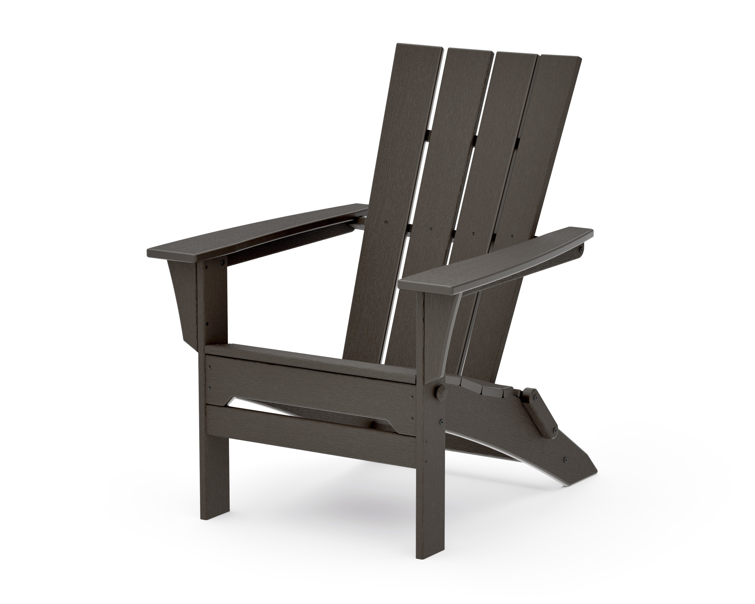 Quattro Folding Adirondack in Vintage Coffee