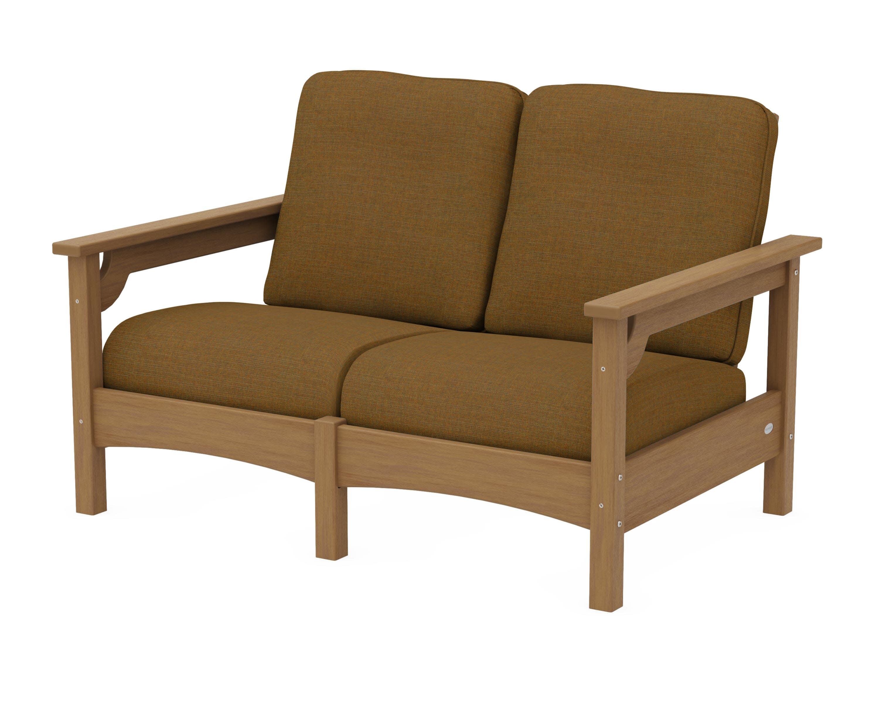 Club Loveseat in Natural / Exhale Teak