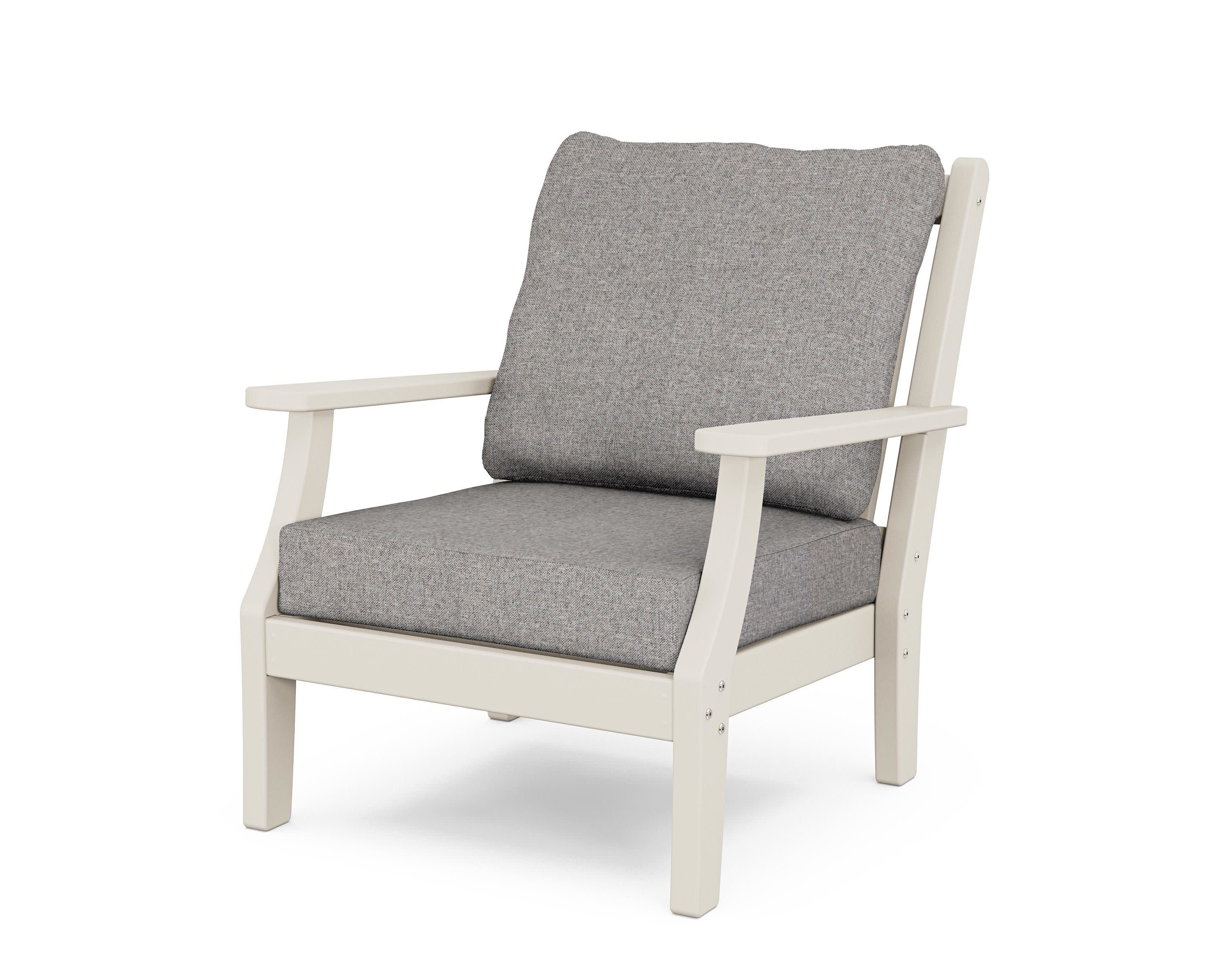 Wovendale Deep Seating Chair in Sand / Grey Mist