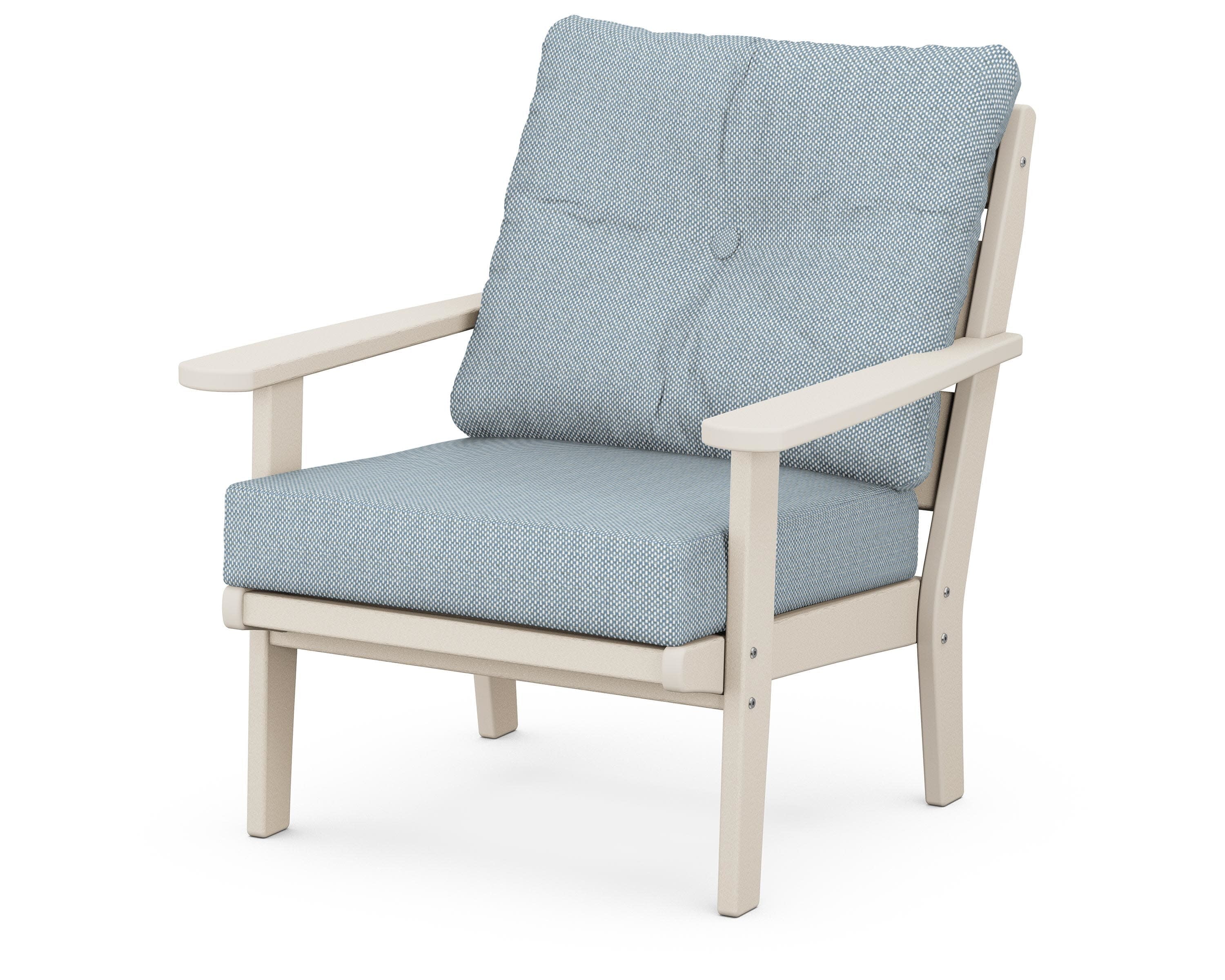 Lakeside Deep Seating Chair in Sand / Exhale Sky